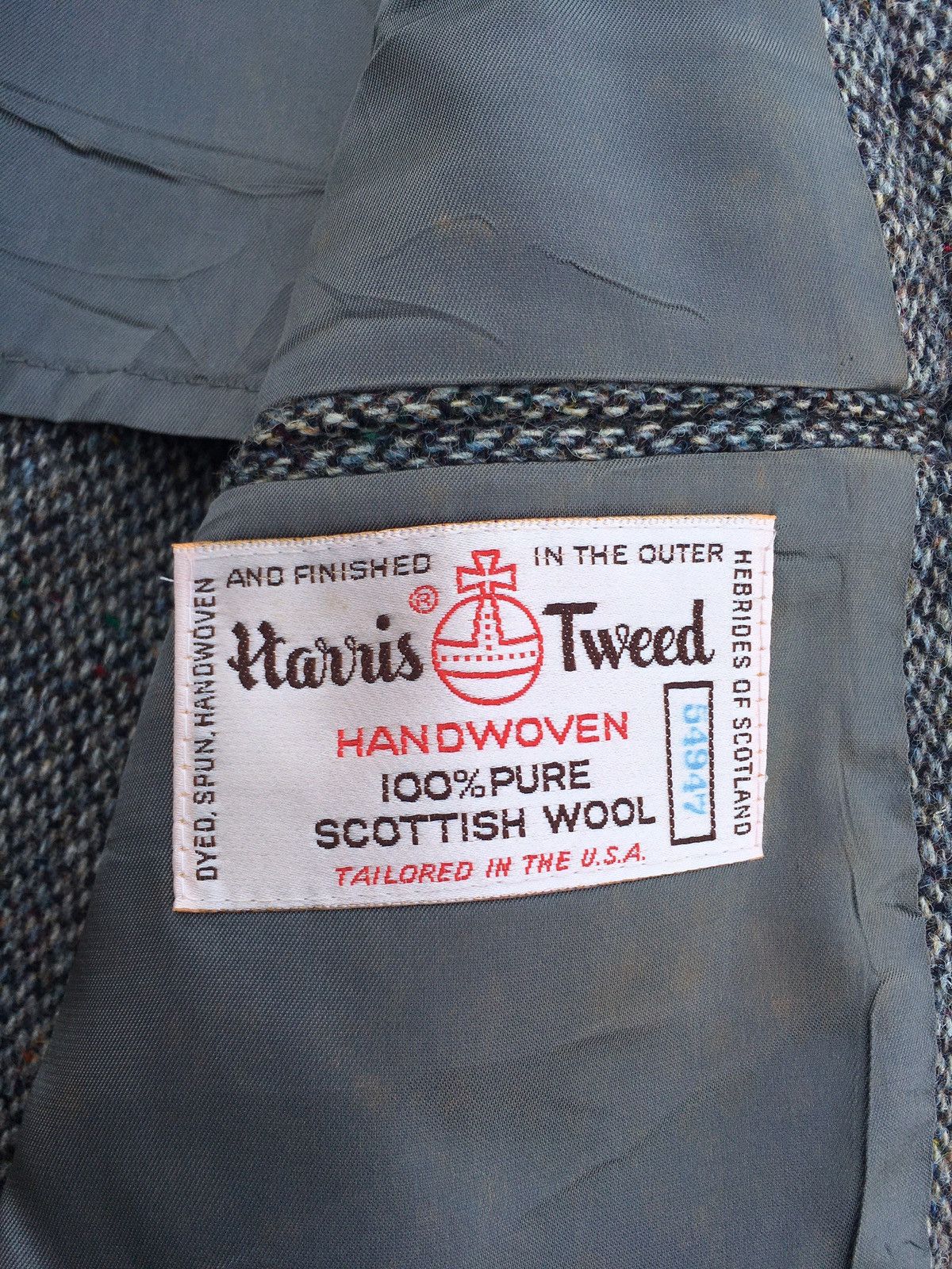 Harris Tweed Rare Vintage Harris Tweed Wool Blazer Size 36S - 8 Thumbnail