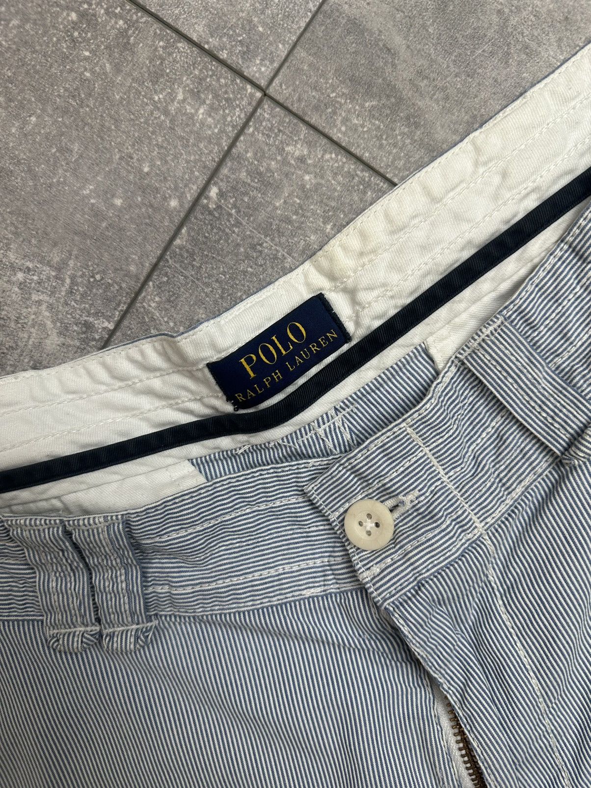 Polo Ralph Lauren Polo Ralph Lauren Cargo Striped Shorts Size US 38 / EU 54 - 4 Thumbnail