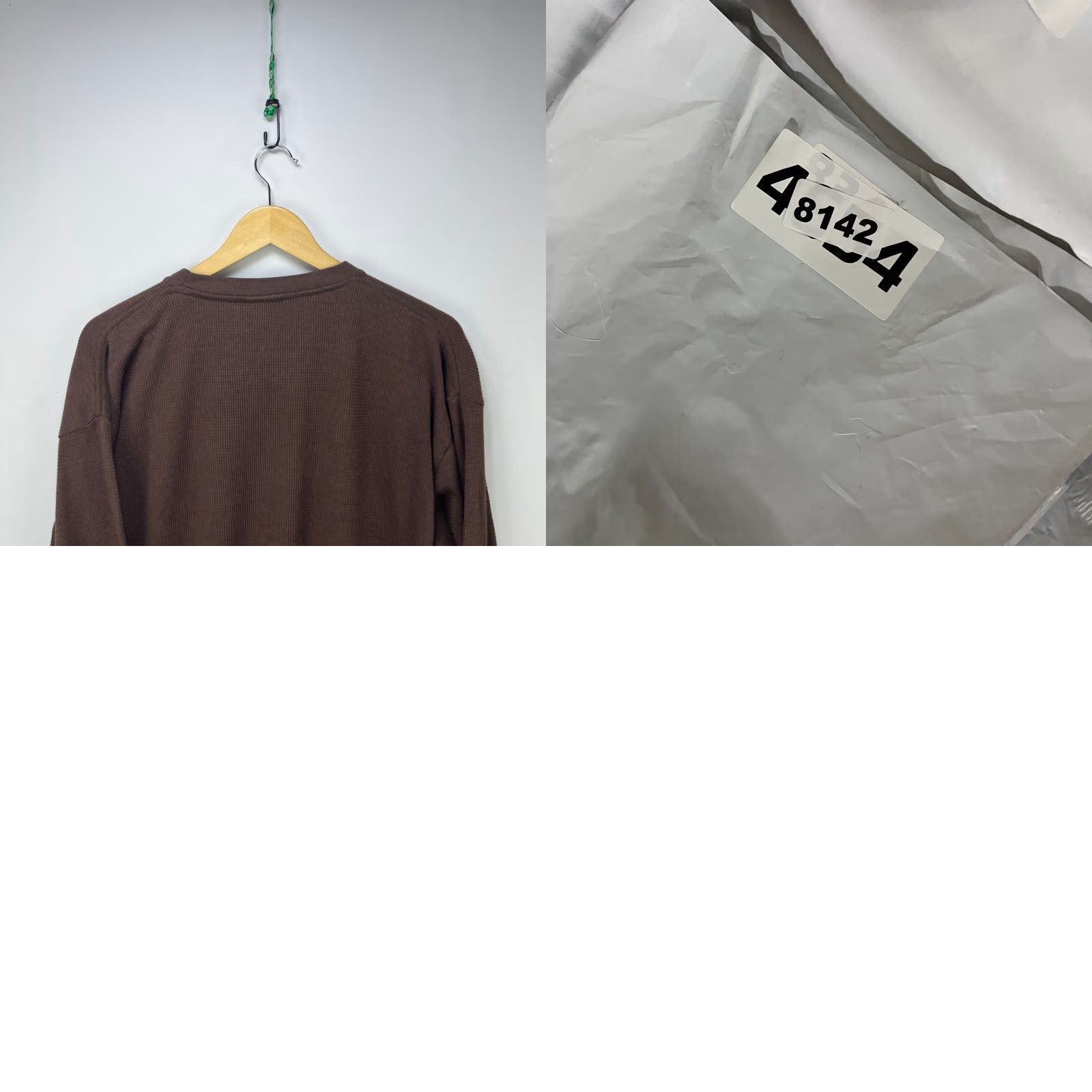 VINTAGE Roberto Clemente Big Print Long Sleeve Thermal Shirt XL Pirates