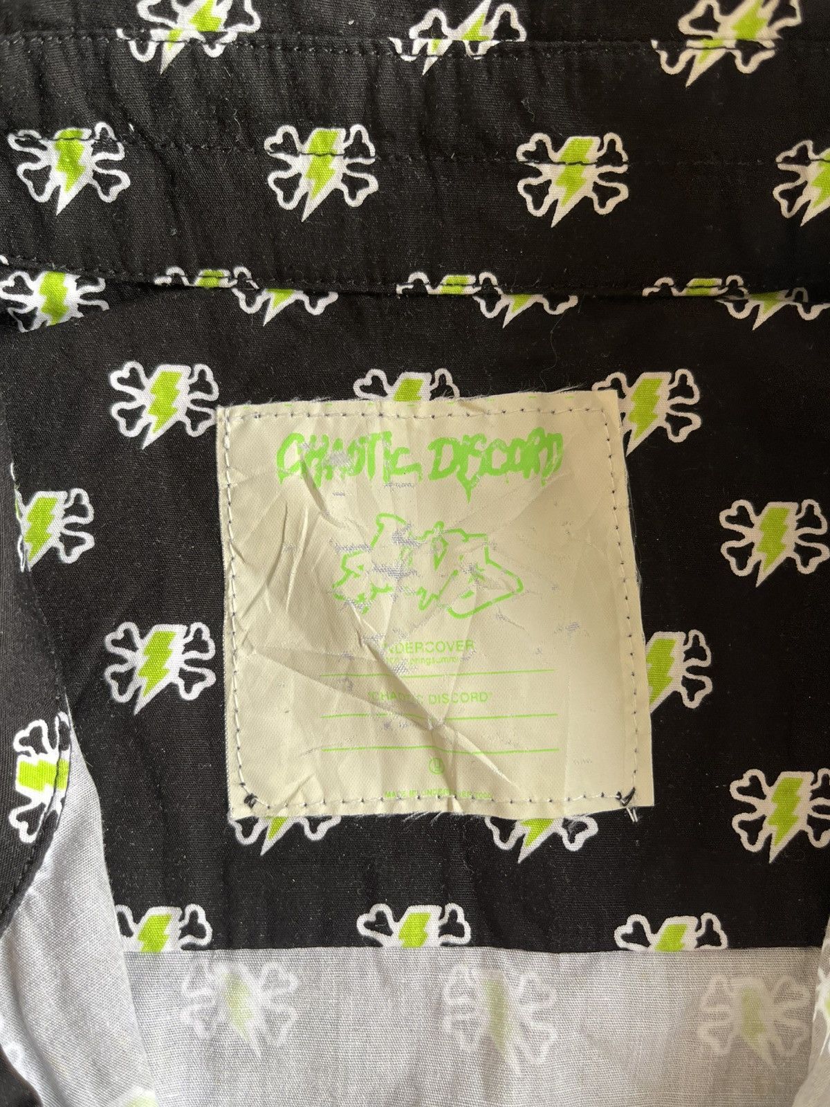 Undercover Undercover Chaotic Discord Thunder/Crossbone Shirt Size US L / EU 52-54 / 3 - 7 Thumbnail