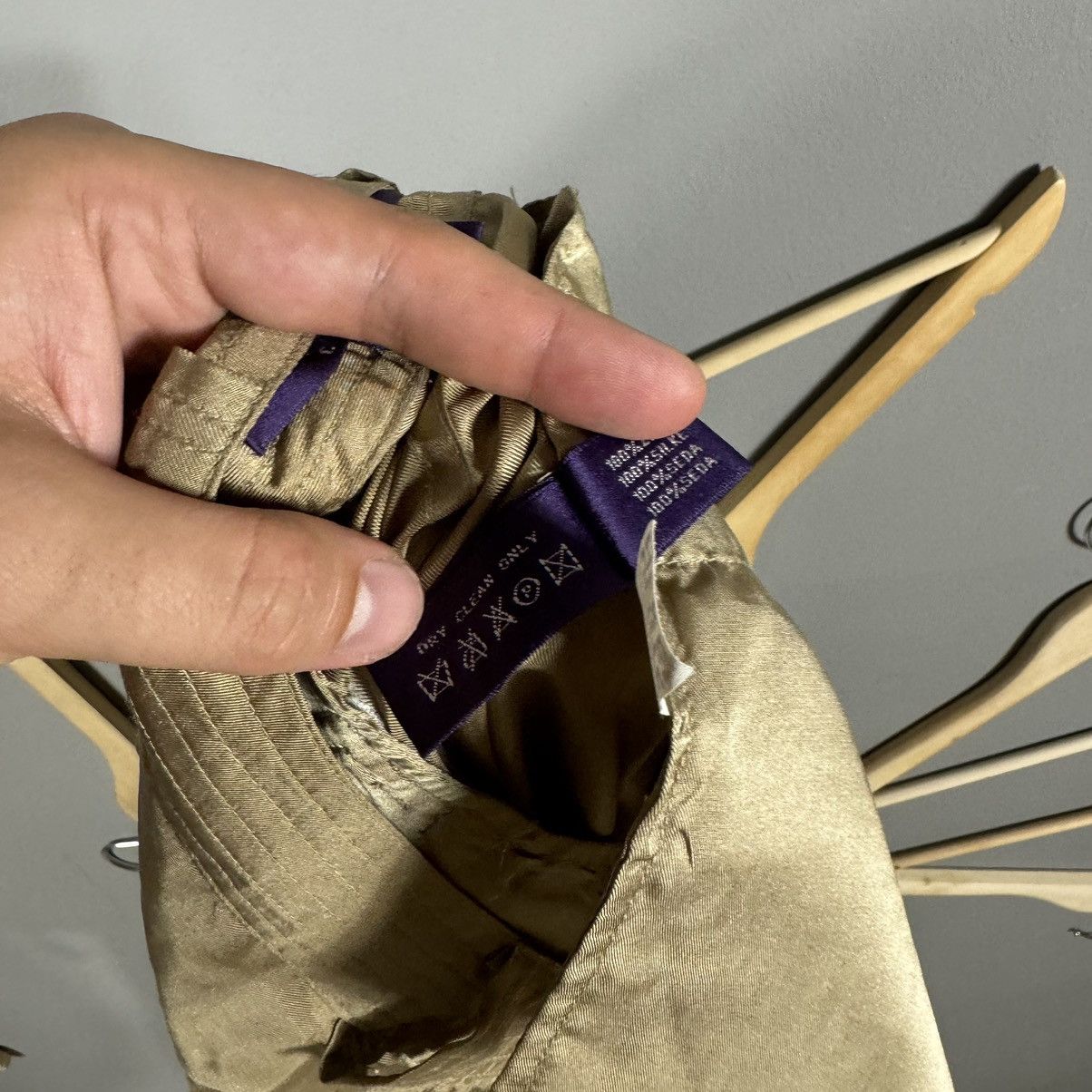Ralph Lauren Ralph Lauren Purple Label Collection Archive 100% Silk Pants Size 28" / US 6 / IT 42 - 17 Thumbnail