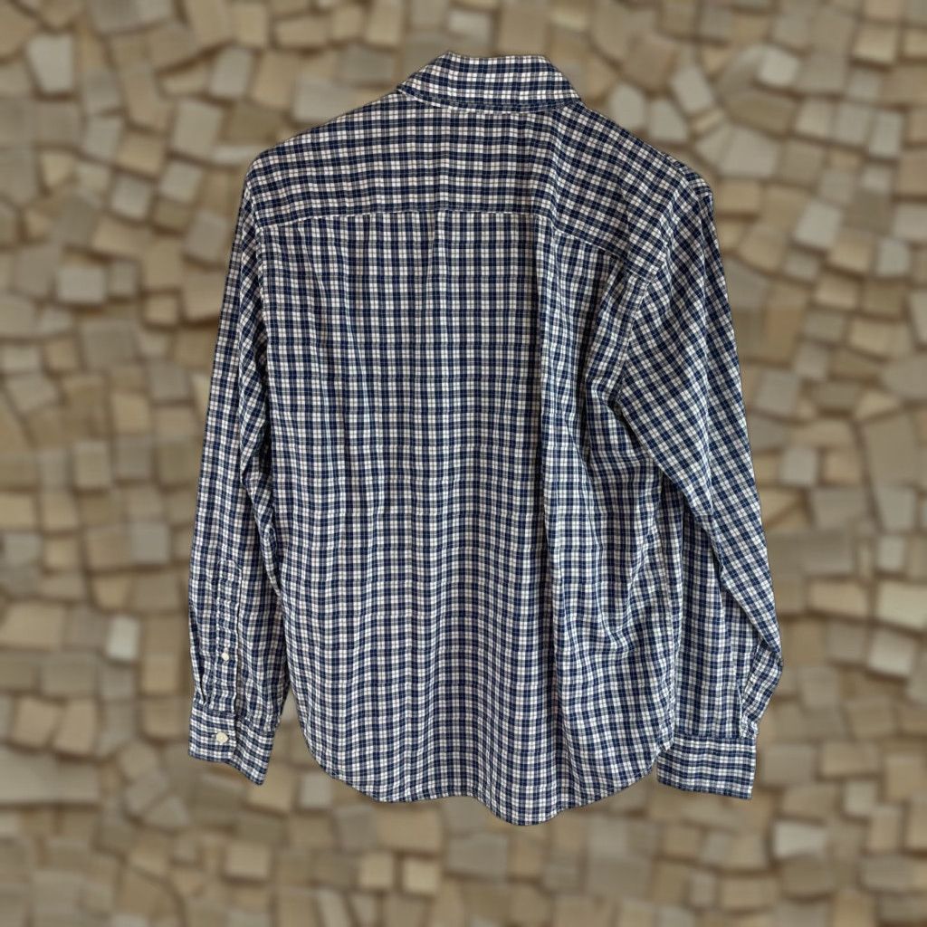 Abercrombie & Fitch Abercrombie & Fitch Shirt Men M Blue White Yellow Plaid Button-Down Tailored Collar Modern Vintage: N/A Size US M / EU 48-50 / 2 - 1 Thumbnail