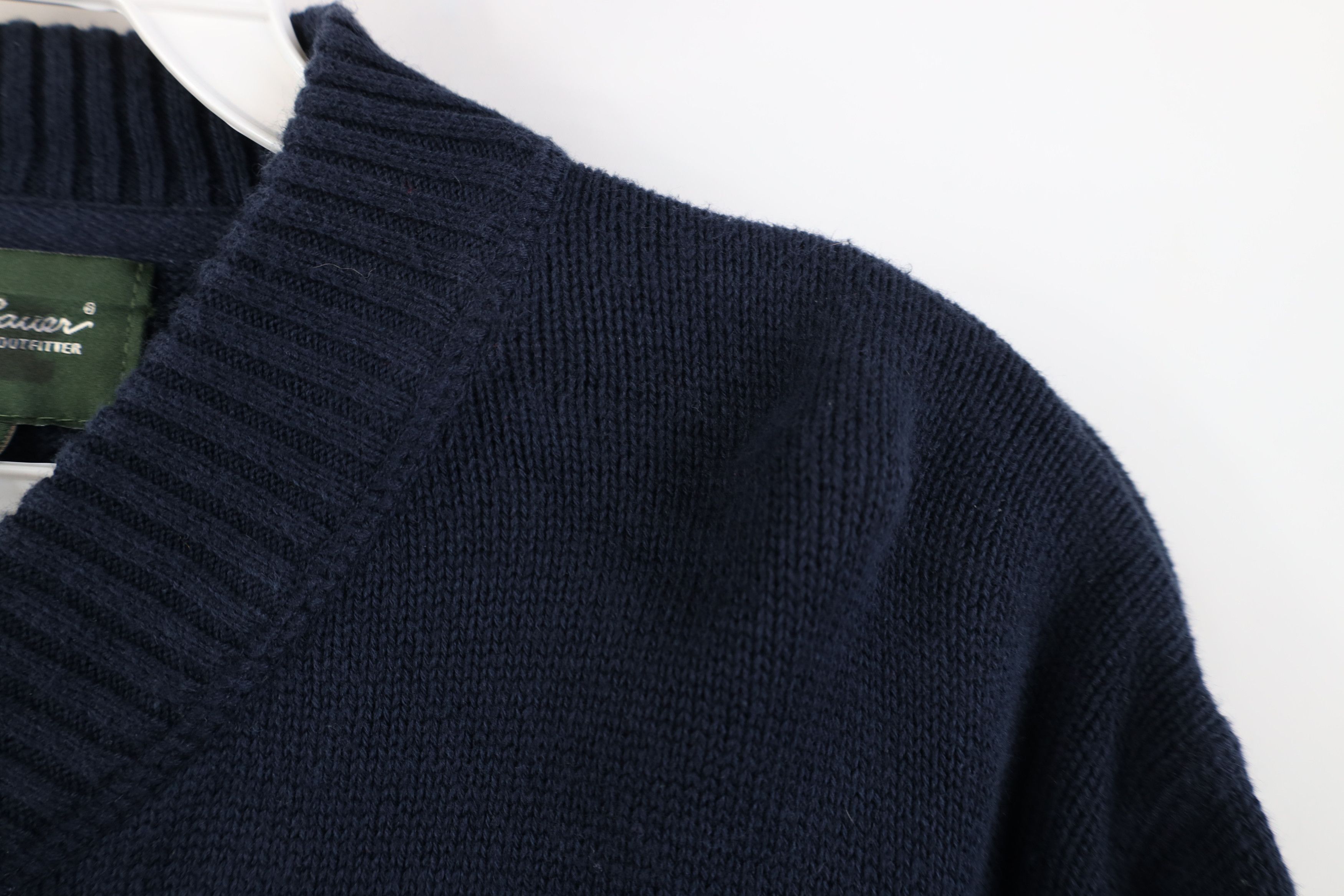 Eddie Bauer Vintage Y2K Eddie Bauer Cotton Knit Henley Sweater Blue Size US L / EU 52-54 / 3 - 8 Thumbnail