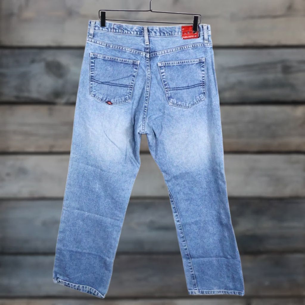 Quiksilver Quiksilver Baggy Fit Jeans Mens 34 Blue Denim Vintage 90s Y2K Style Loose Skater Size US 35 - 1 Thumbnail