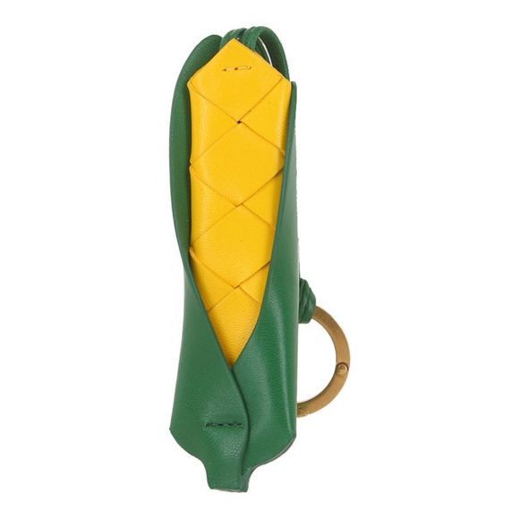 Bottega Veneta o1y0725 Size : OS / Key Ring in Green/Yellow Size ONE SIZE - 1 Thumbnail