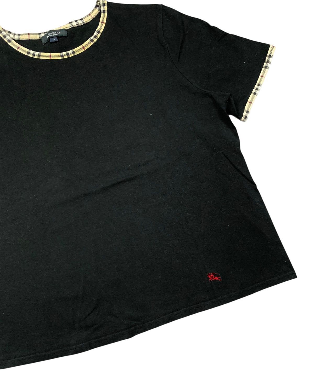 Burberry Y2k Burberry boxy tee novacheck collar Size US S / EU 44-46 / 1 - 4 Thumbnail