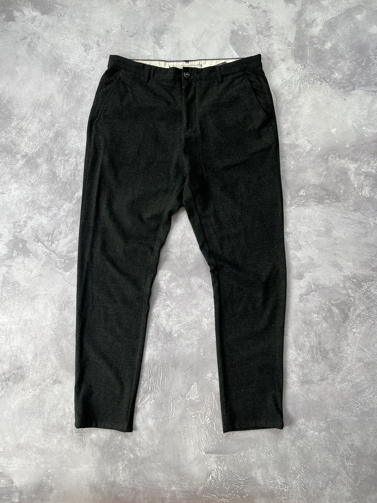 Prada Prada Women's Wool Pants Trousers Grey Size 42 Size 28" / US 6 / IT 42 - 1 Thumbnail