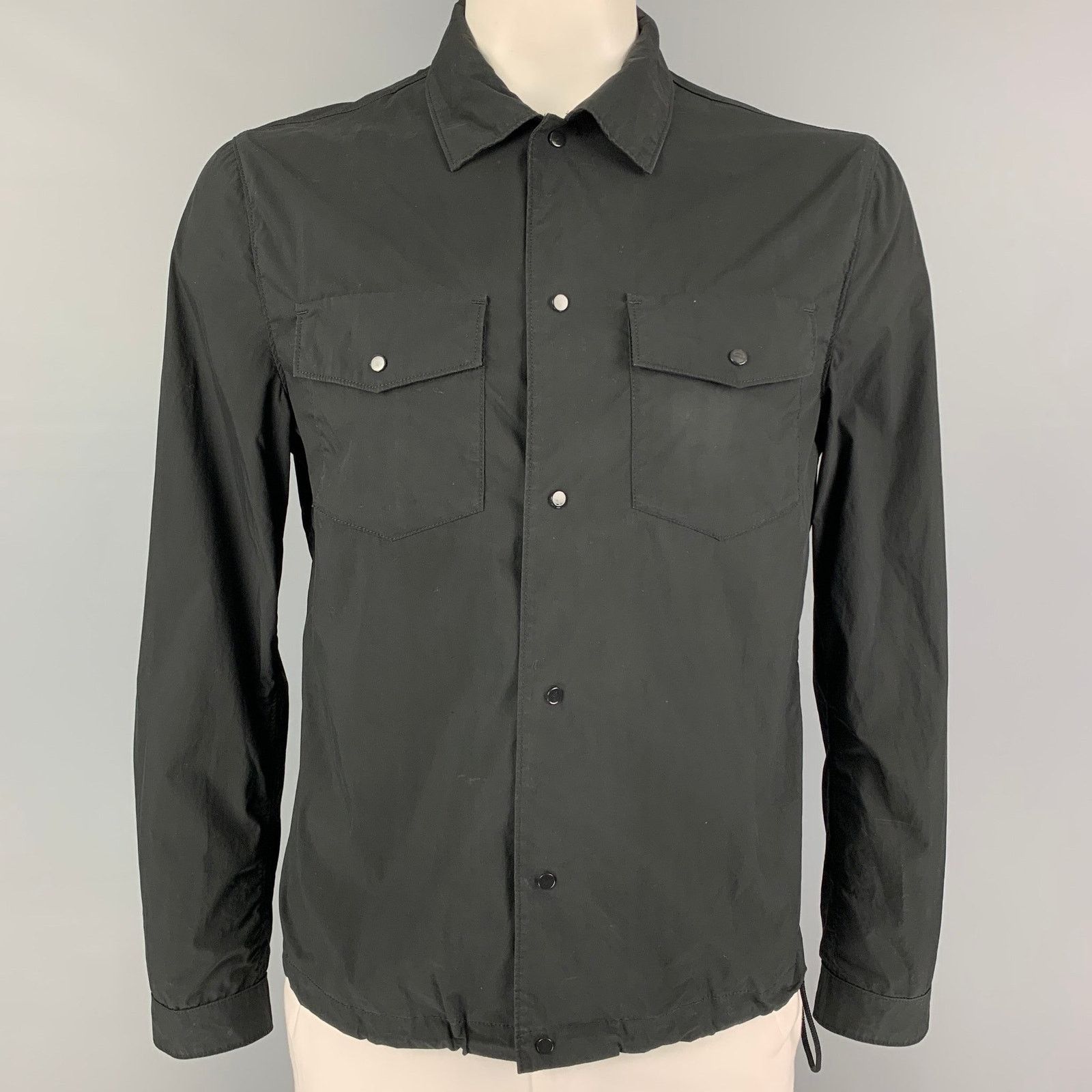 Ten C Size L Black Cotton Polyester Patch Pocket Campus Jacket Size US L / EU 52-54 / 3 - 1 Thumbnail