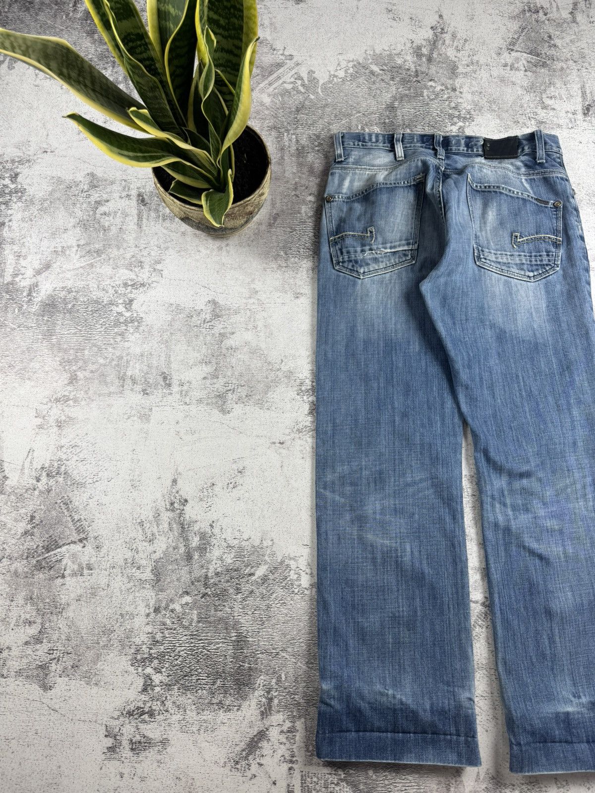 G-Star G-Star Denim Distressed W34/L34 Vintage Pants Trousers Jeans Size US 34 / EU 50 - 3 Thumbnail