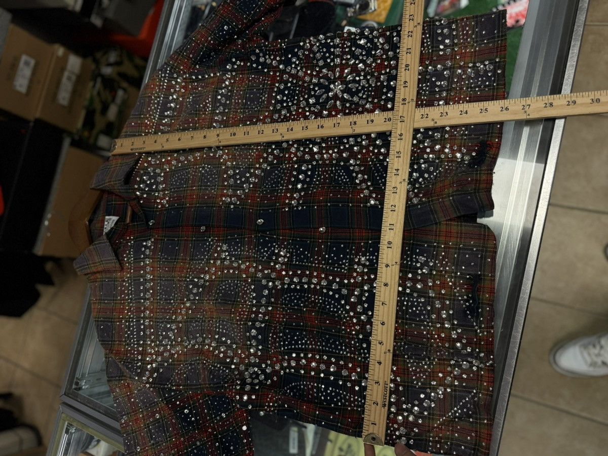 Vale Valley Crystal Flannel Long Sleeve Stones Size XL (NEW) 💎 Size US XL / EU 56 / 4 - 7 Thumbnail