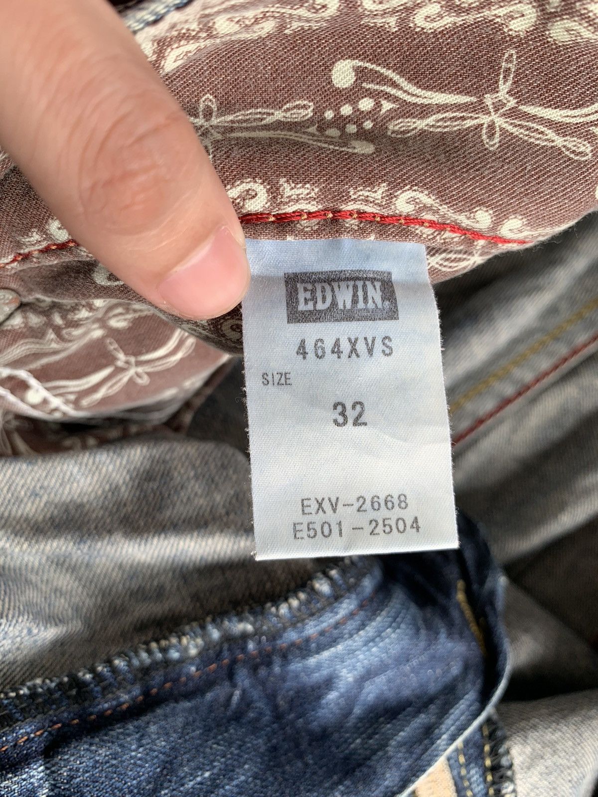 Edwin × If Six Was Nine EDWIN EXCLUSIVE XV NAVAJO STYLE FADED & RUSTY DENIM Size US 33 - 21 Thumbnail