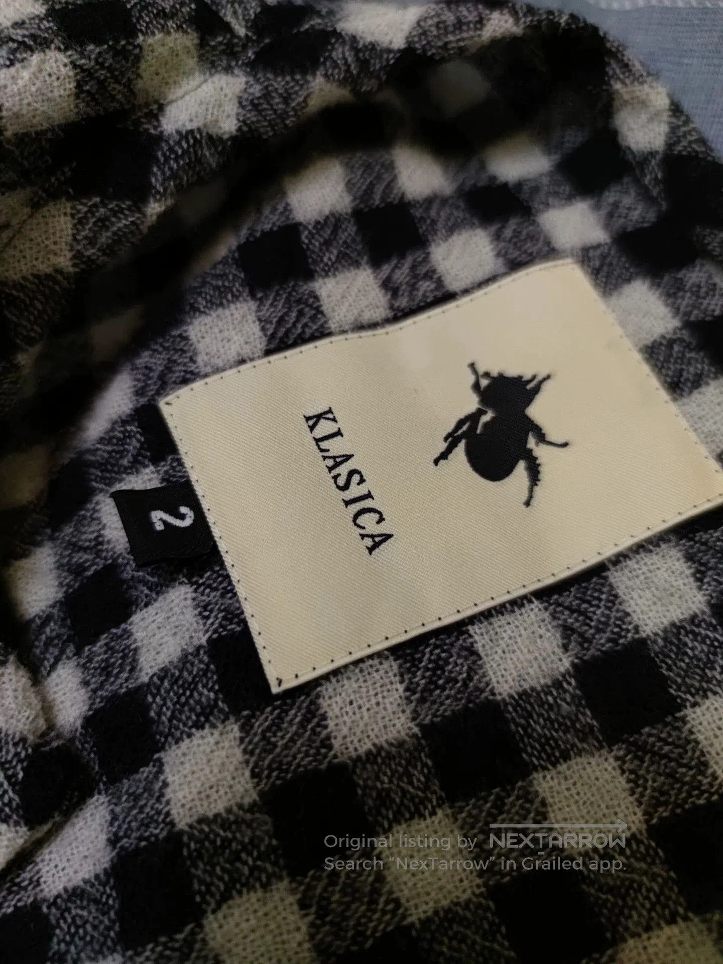 KLASICA Artisan Plaid Knit Sweater with Unique Buttons. Size M / US 6-8 / IT 42-44 - 5 Thumbnail
