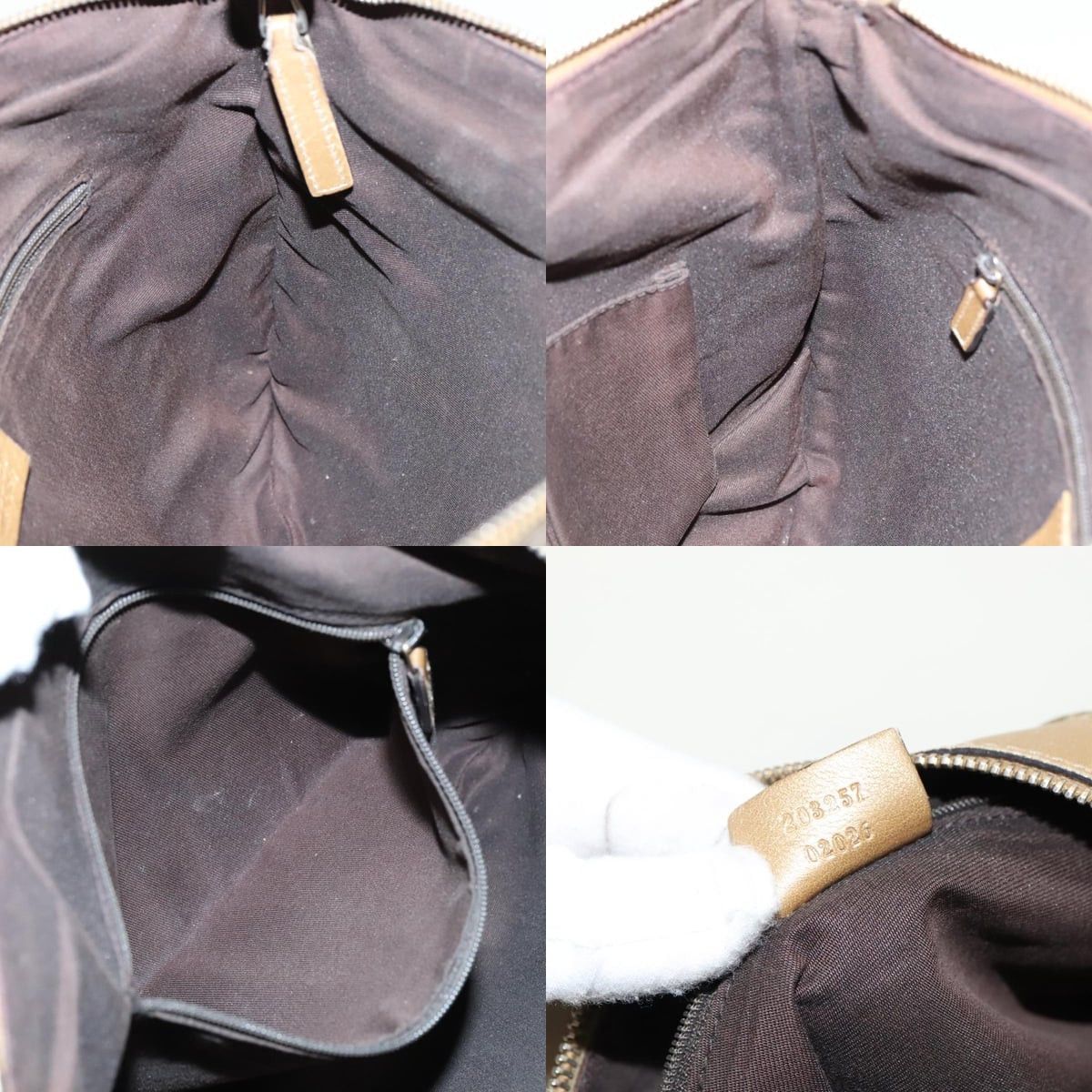 Gucci GUCCI GG Crystal Shoulder Bag Gold Tone Gold Size ONE SIZE - 12 Thumbnail