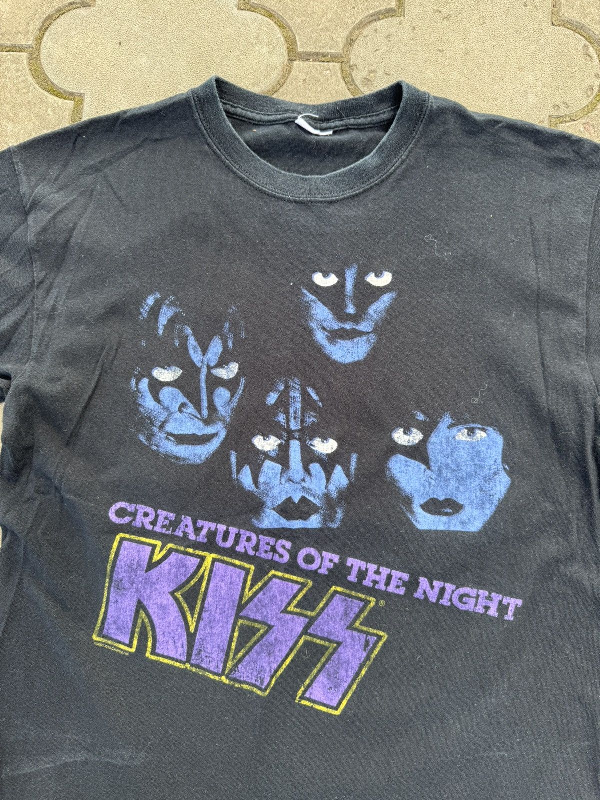 Band Tees Vintage Kiss Creatures On The Night Rock Tee Shirt Size US M / EU 48-50 / 2 - 3 Thumbnail