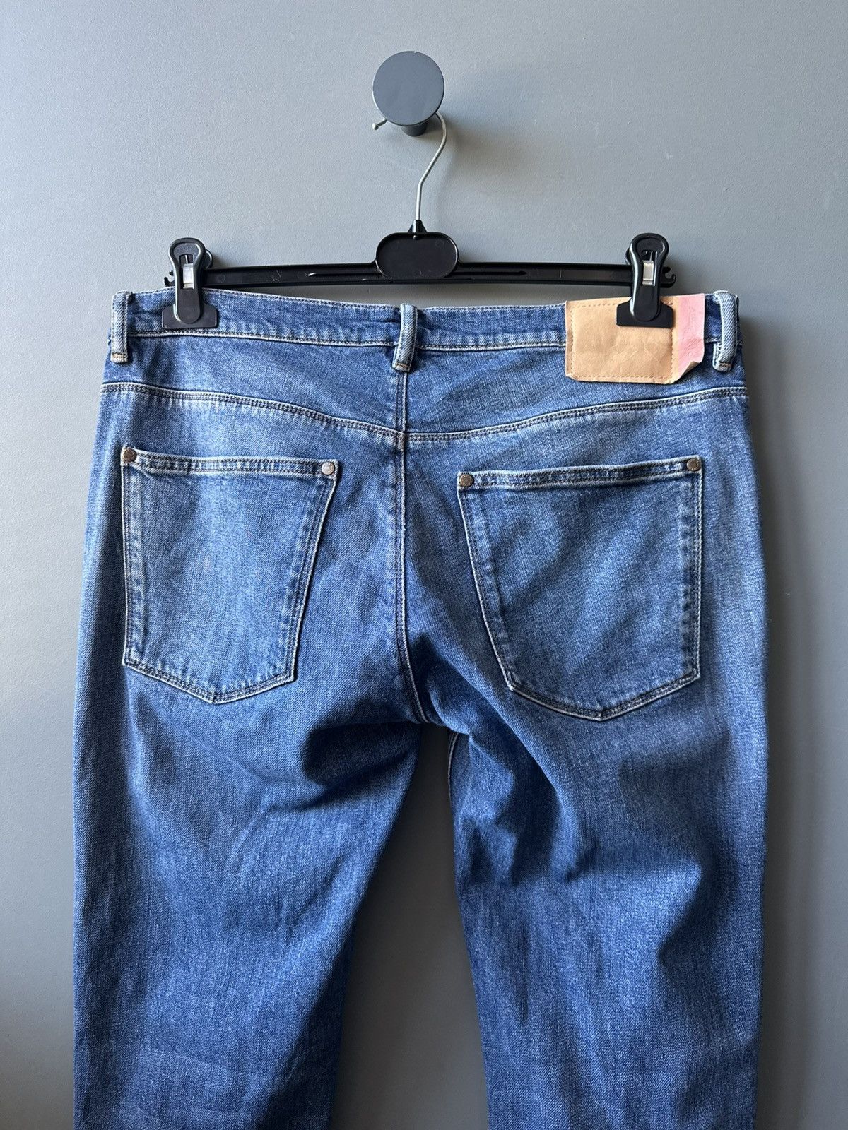 Acne Studios Acne Studios Max Mid Blue Denim Pants Size 34x32 Size US 34 / EU 50 - 5 Thumbnail