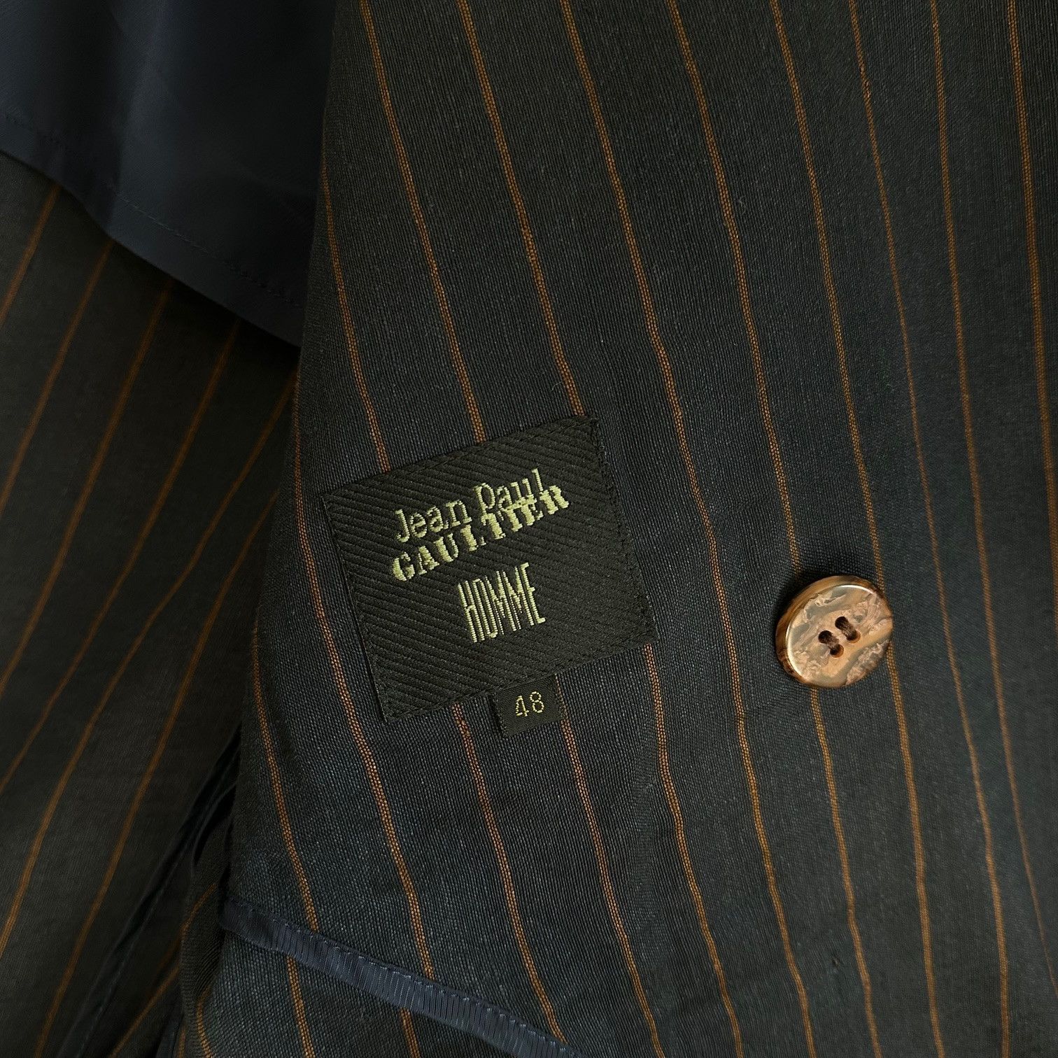 Jean Paul Gaultier Double Breasted Striped Blazer Size US M / EU 48-50 / 2 - 4 Thumbnail