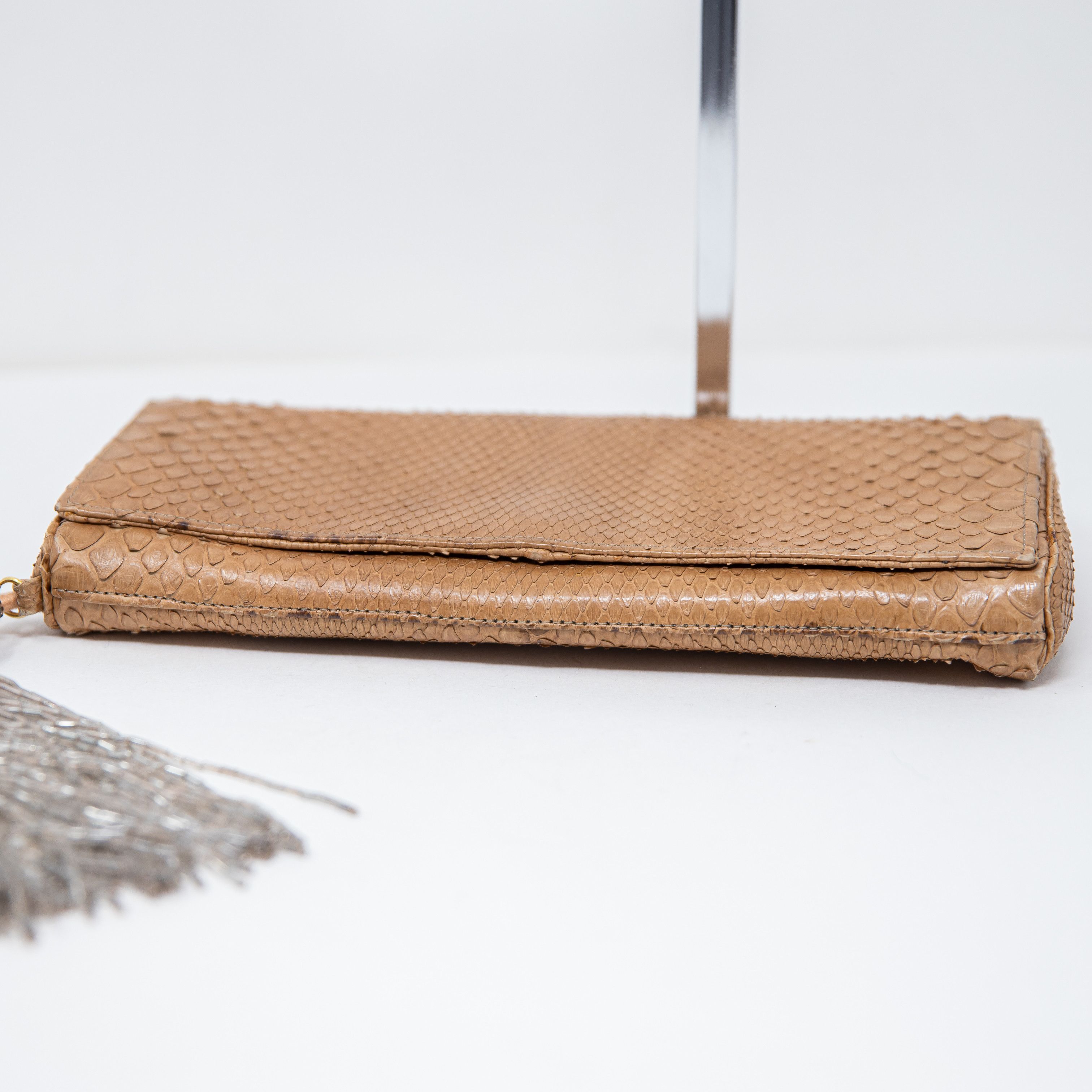 Anya Hindmarch Anya Hindmarch Genuine Python Leather Foldover Size ONE SIZE - 4 Thumbnail