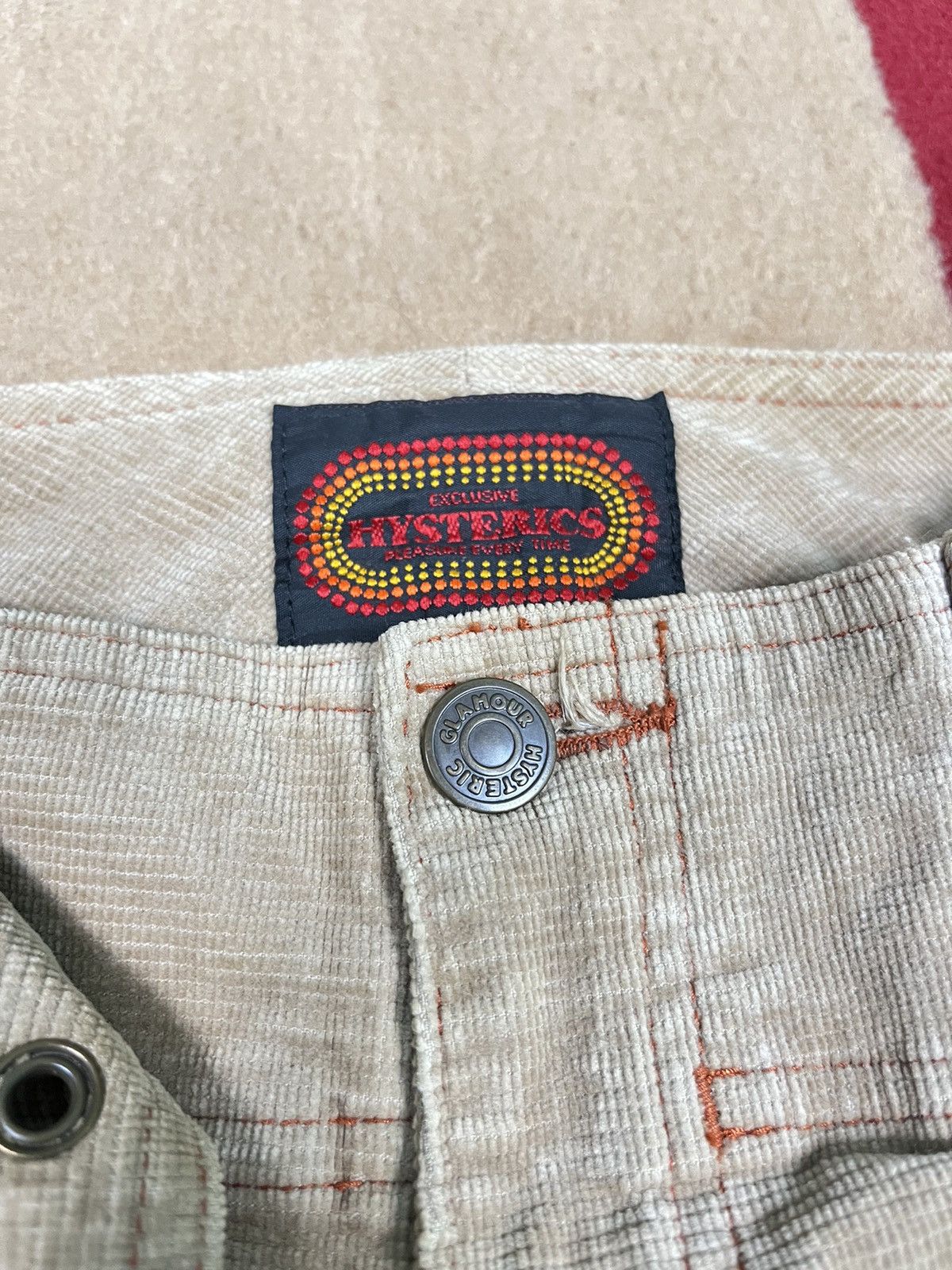20471120 Hysteric Glamour Corduroy Bootcut Pants Size US 28 / EU 44 - 9 Thumbnail