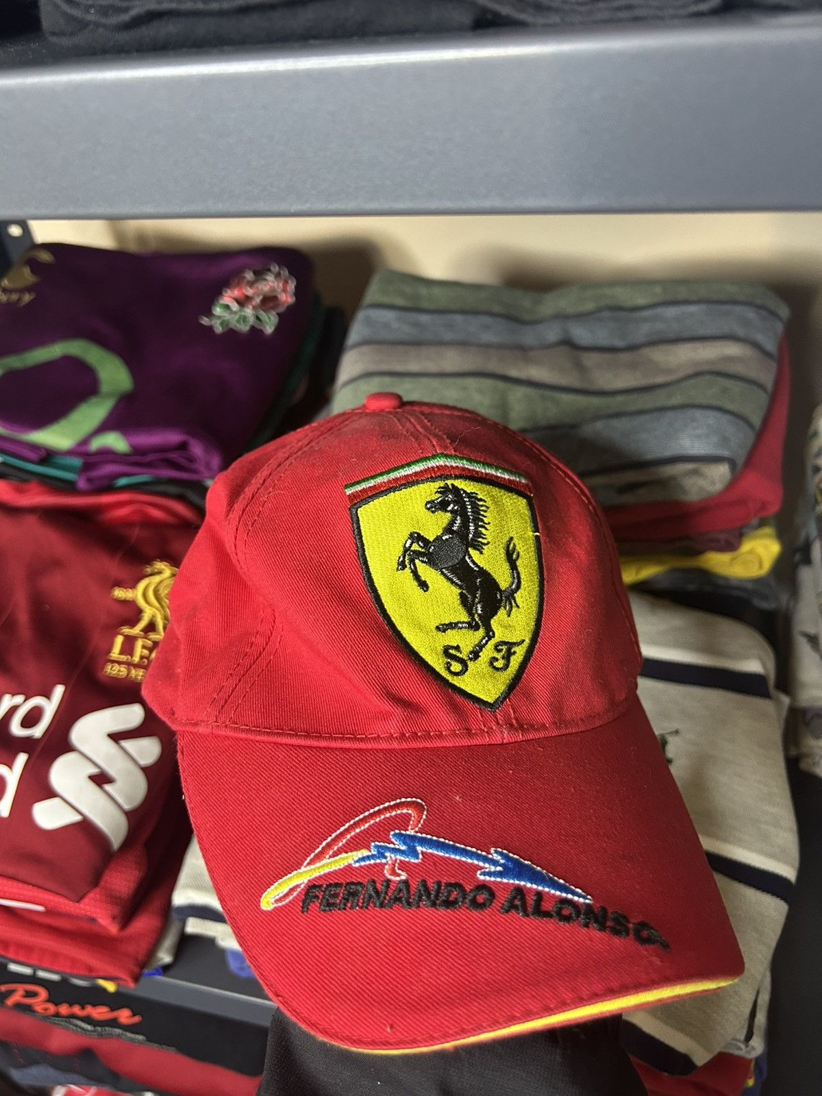 Vintage Vintage Scuderia Ferrari x Fernando Alonso Cap F1 Red Size ONE SIZE - 1 Thumbnail