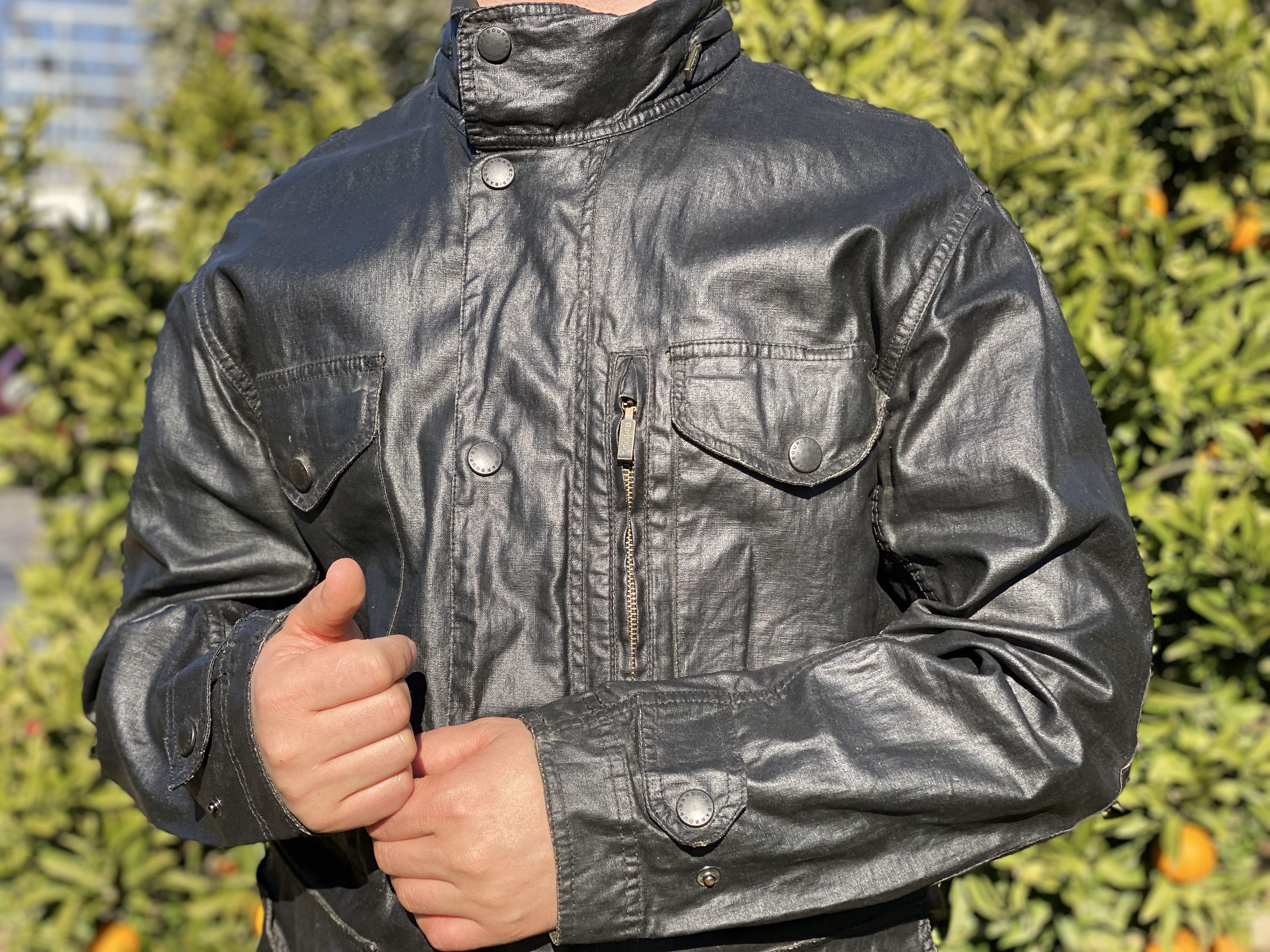 Barbour Linen Barbour South Shield Beacon Bomber Weatherproof Size M Size US M / EU 48-50 / 2 - 10 Thumbnail