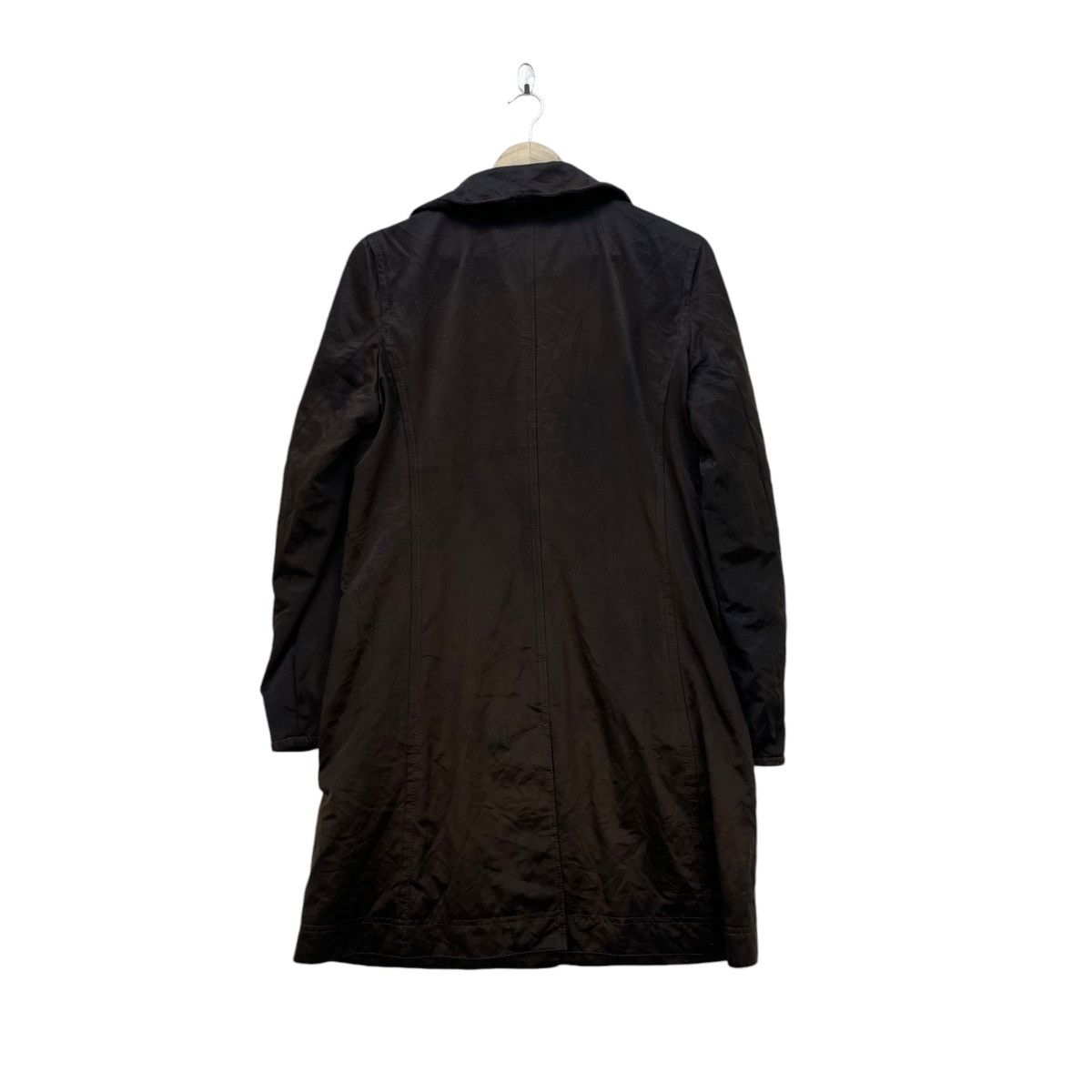 Coach × Designer Vintage Coach Long Coat Waxed Jacket Size S / US 4 / IT 40 - 3 Thumbnail
