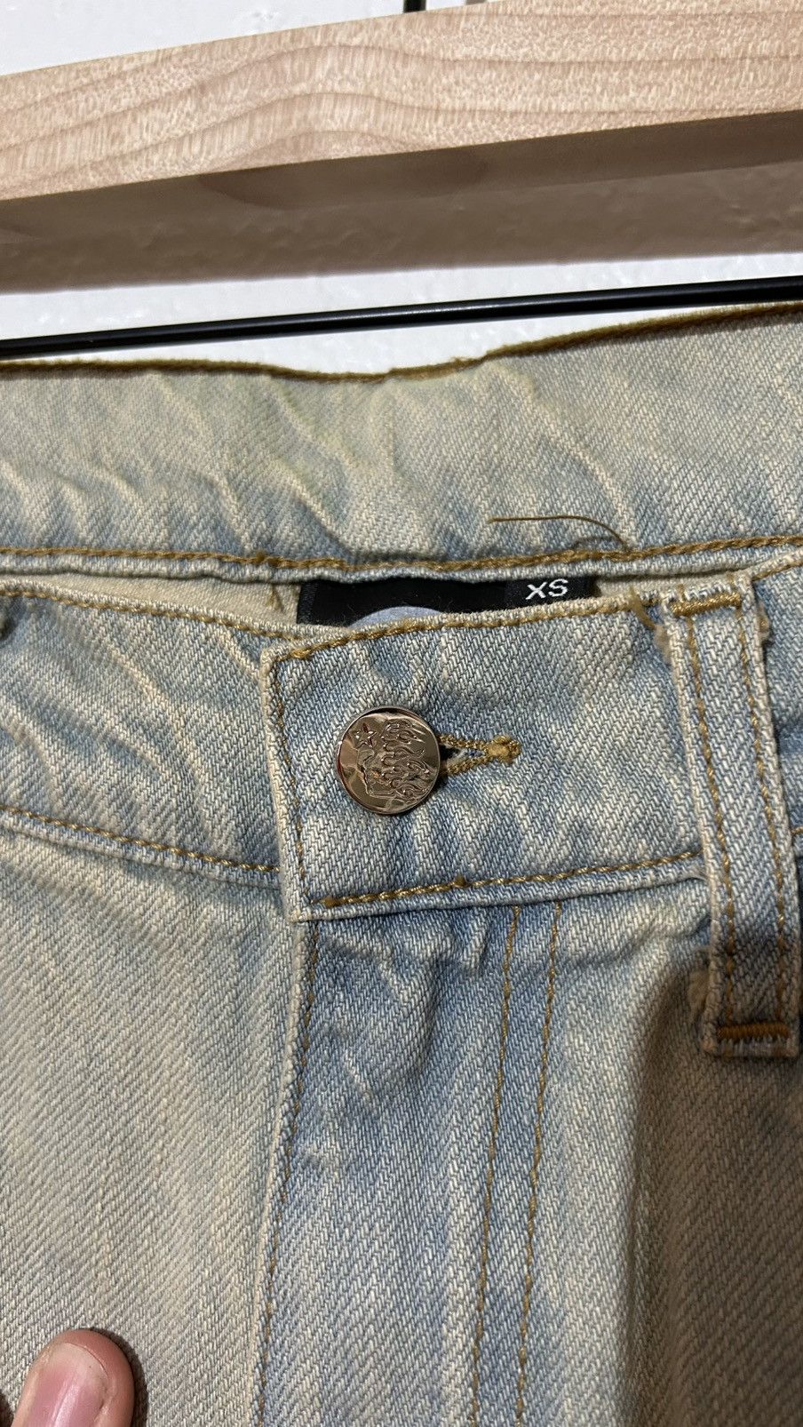 HELLSTAR Hellstar Denim Jean Shorts Size US 28 / EU 44 - 8 Thumbnail