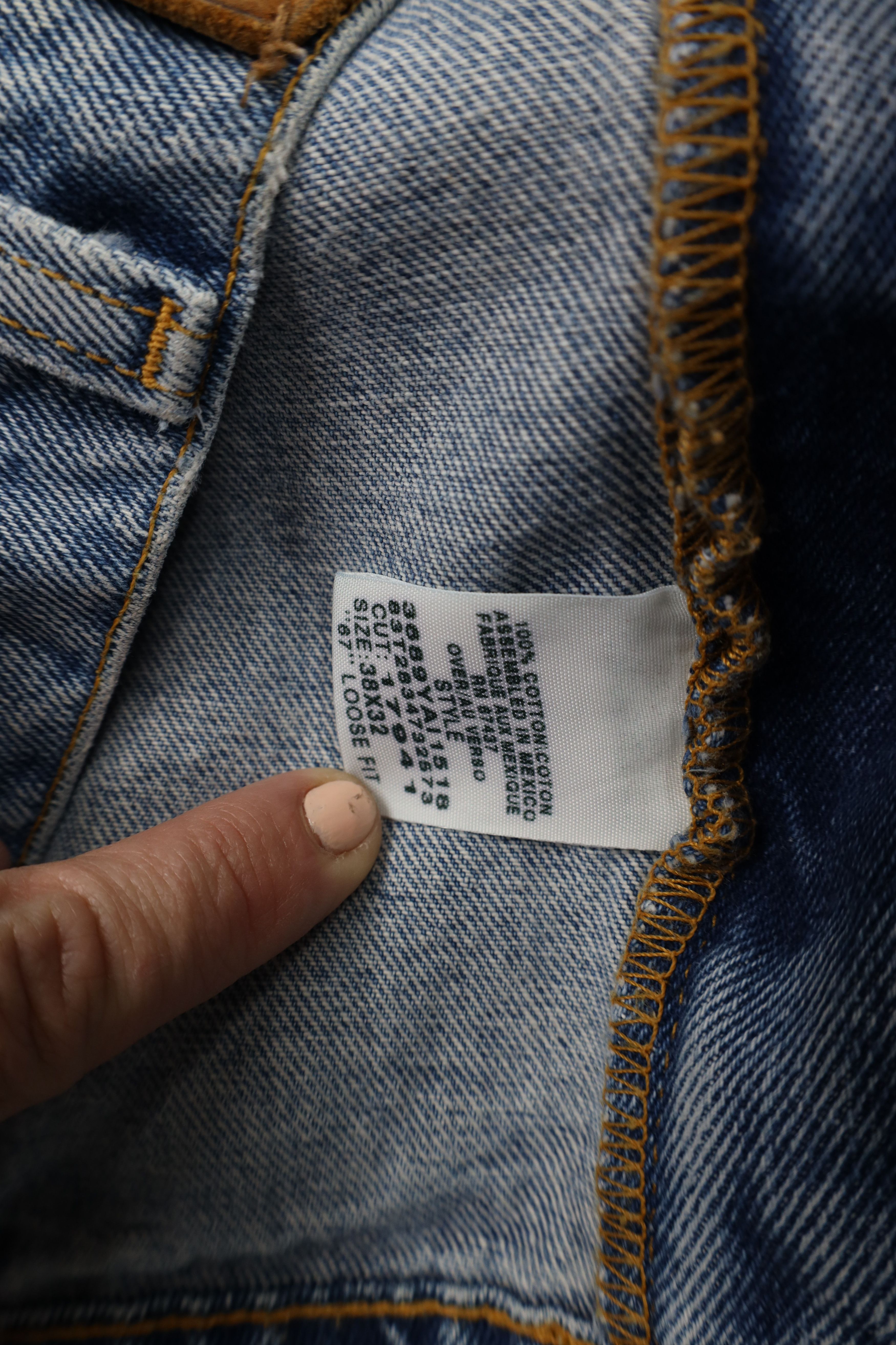 Ralph Lauren × Vintage Vintage 90s Ralph Lauren Baggy Loose Wide Leg Denim Jeans Size US 38 / EU 54 - 10 Thumbnail