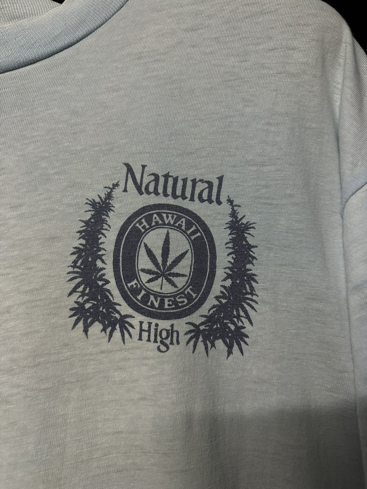 Vintage Vintage 90s Marijuana Natural High Hawaii Finest Distressed Size US XL / EU 56 / 4 - 9 Thumbnail