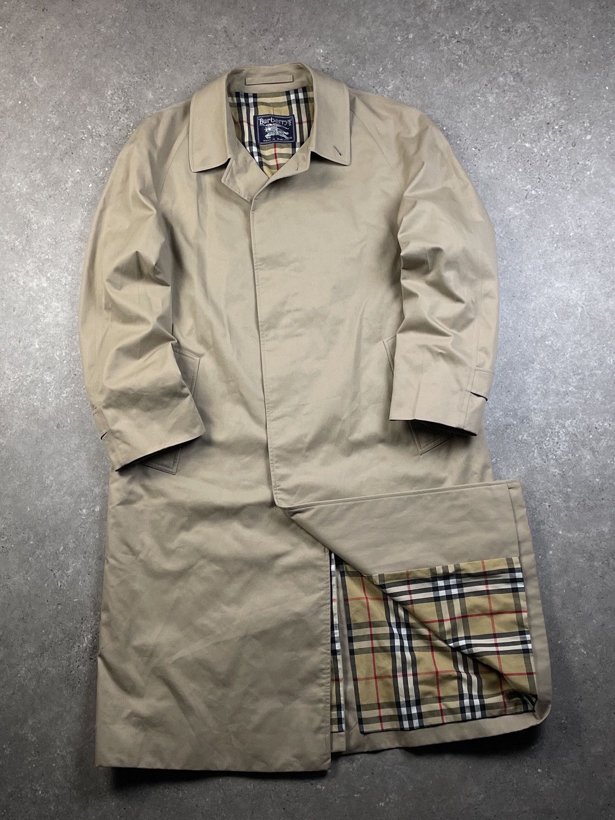 Burberry Burberry Vintage Beige Trench Coat Size US L / EU 52-54 / 3 - 1 Thumbnail