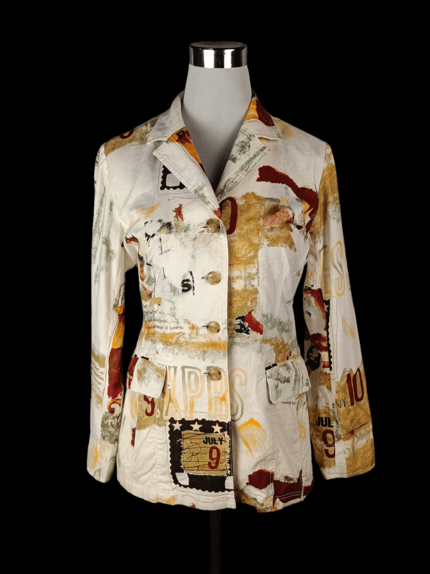 Vintage Vintage Moschino Style Beautiful Blazers Size L / US 10 / IT 46 - 1 Thumbnail