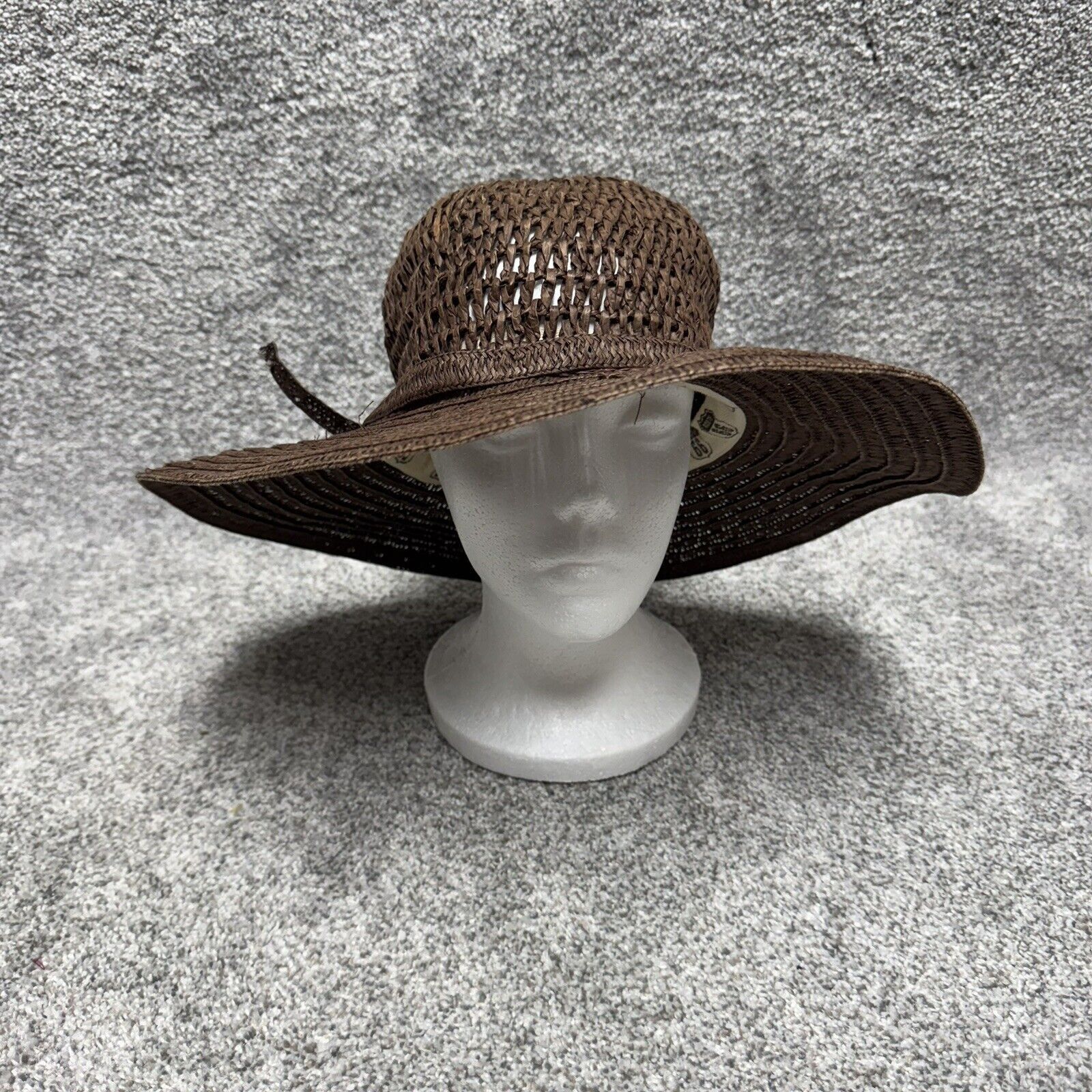 Route 66 Route 66 Y2K Straw Sun Hat Floppy Beach Road Trip Retro 70s Size ONE SIZE - 1 Thumbnail