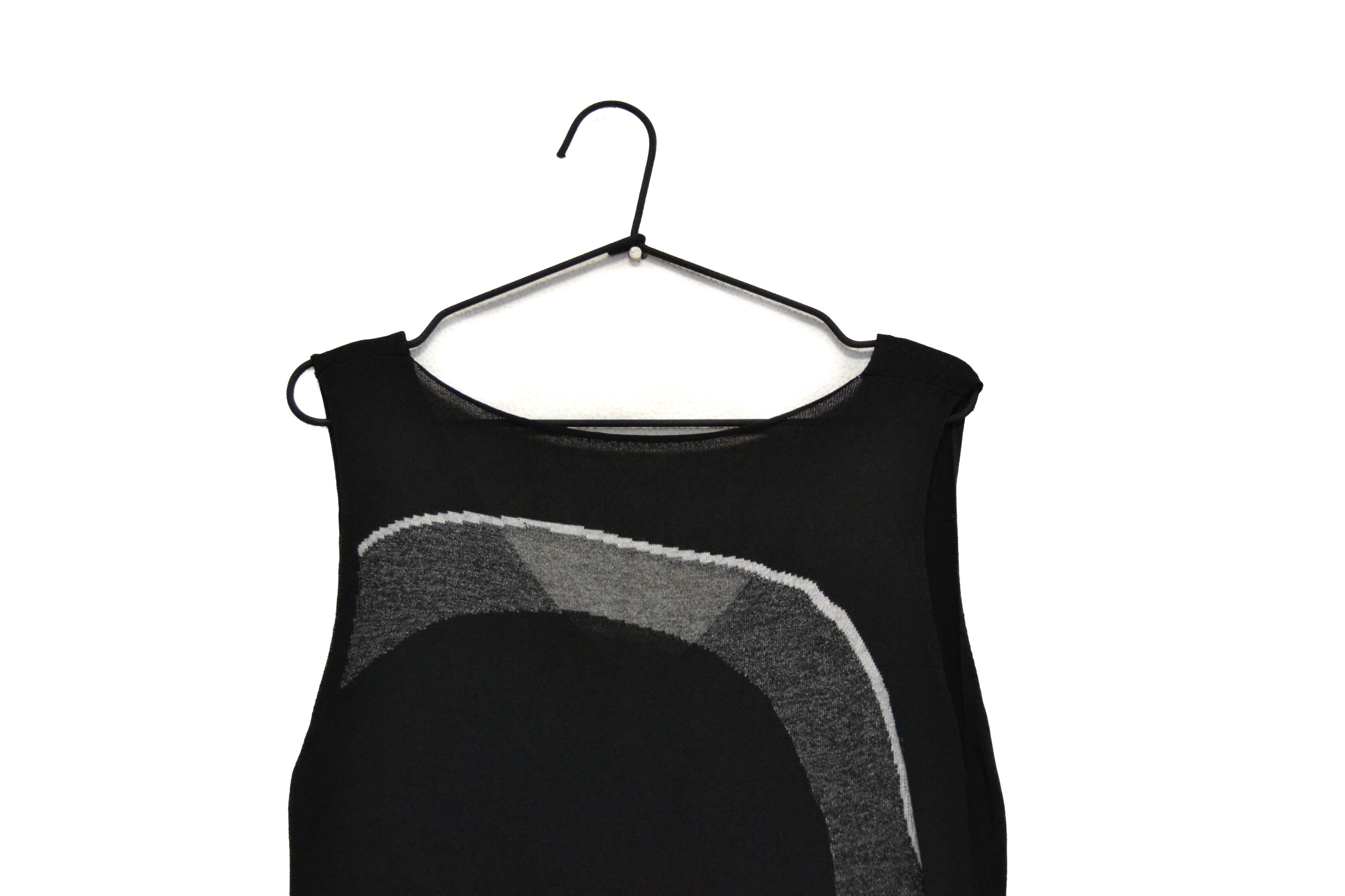 Sarah Pacini Sarah Pacini Y2K Geometric Pattern Viscose Dress Size ONE SIZE - 2 Thumbnail