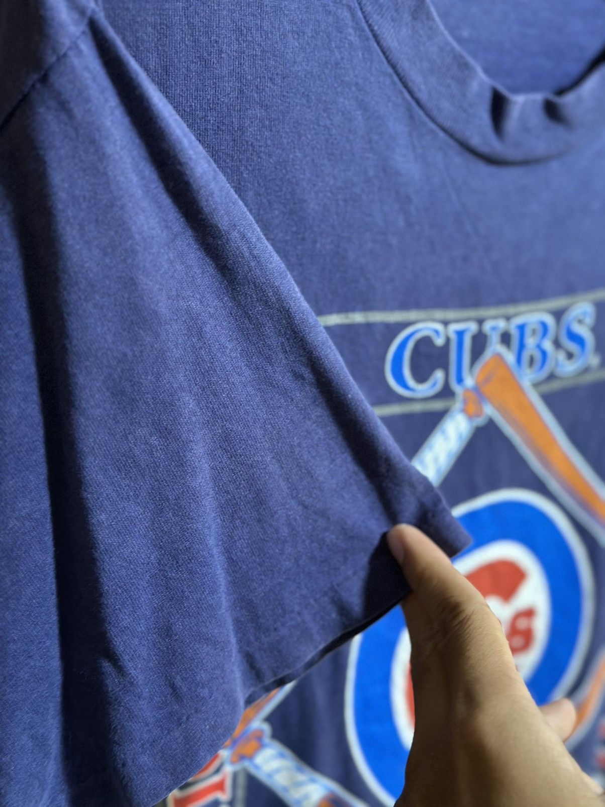 MLB Thrashed Chicago Cubs Mlb Faded Tee Size US L / EU 52-54 / 3 - 10 Thumbnail