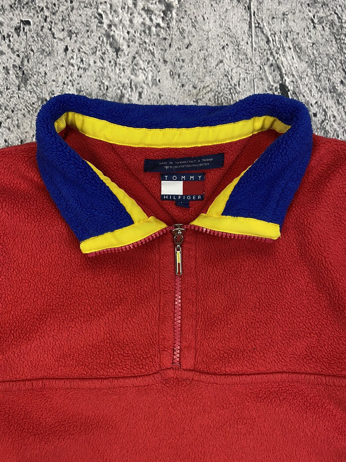 Tommy Hilfiger × Vintage Vintage Fleece Tommy Hilfiger 90’ Size US L / EU 52-54 / 3 - 3 Thumbnail