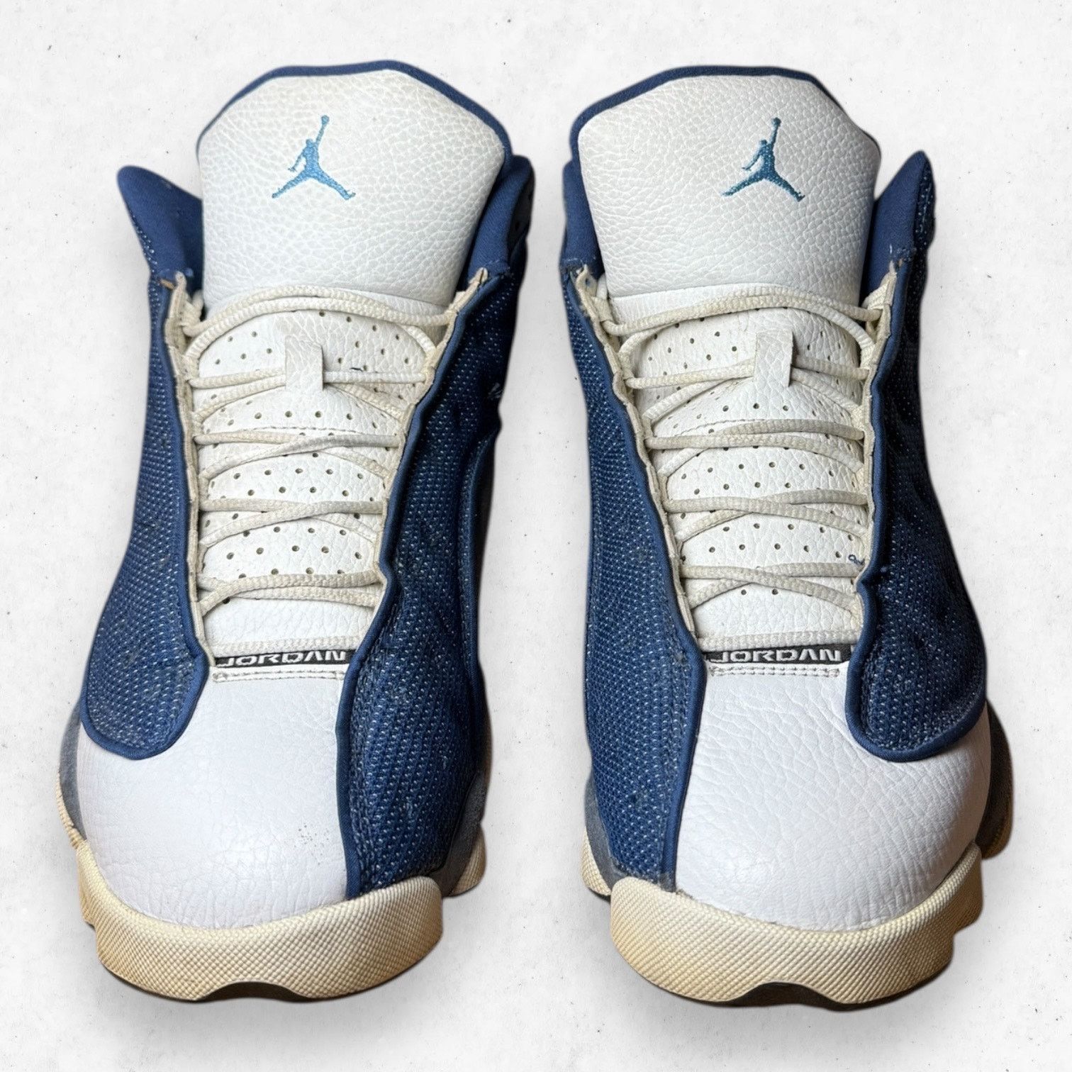 Jordan Brand Nike Air Jordan 13 OG 'Flint' 1998 men's 11.5 Grey Blue Size US 11.5 / EU 44-45 - 4 Thumbnail