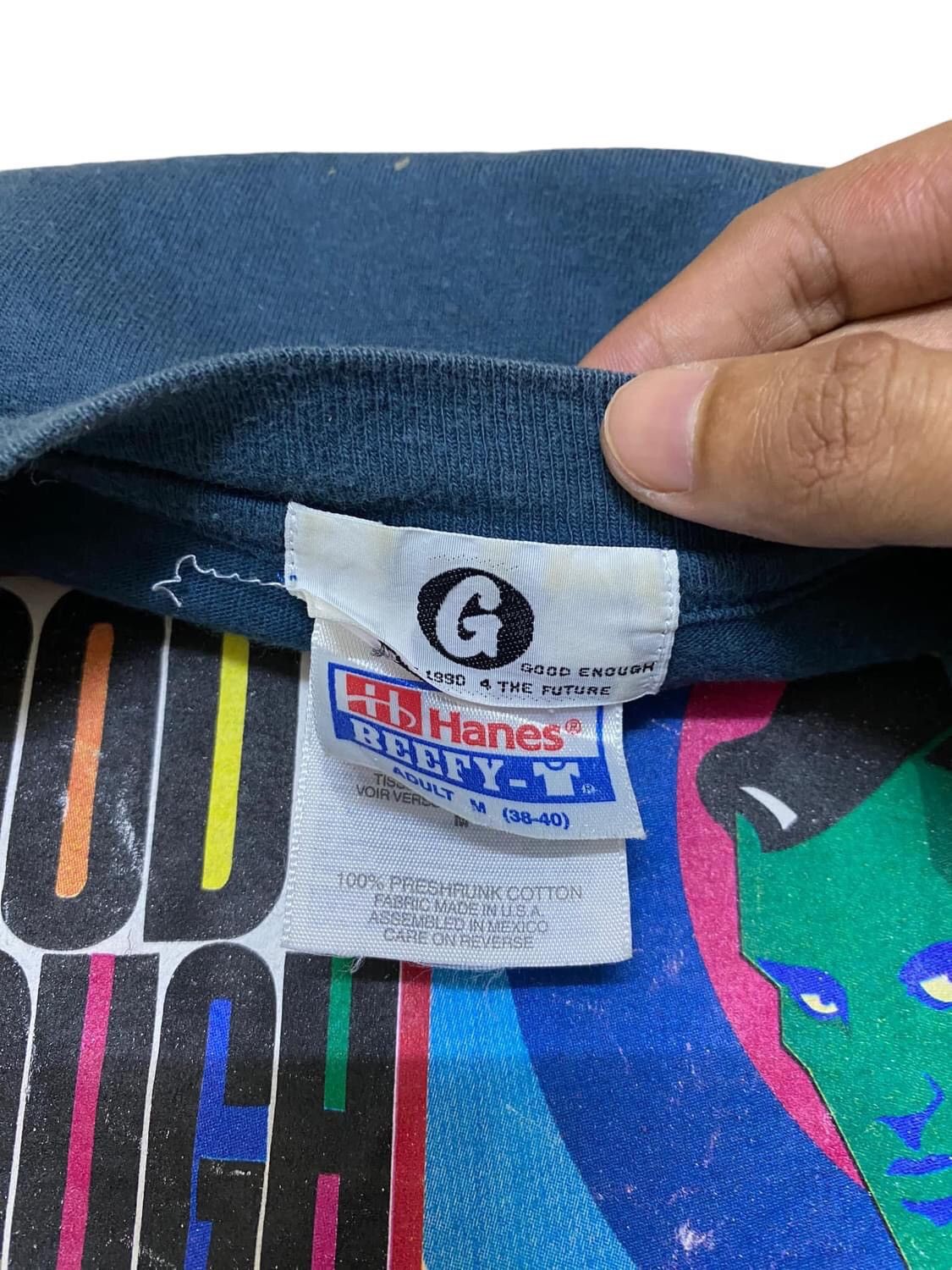 Good Enough × Hiroshi Fujiwara RARE OG Vintage 90 Good Enough Print Tee Size US M / EU 48-50 / 2 - 6 Thumbnail