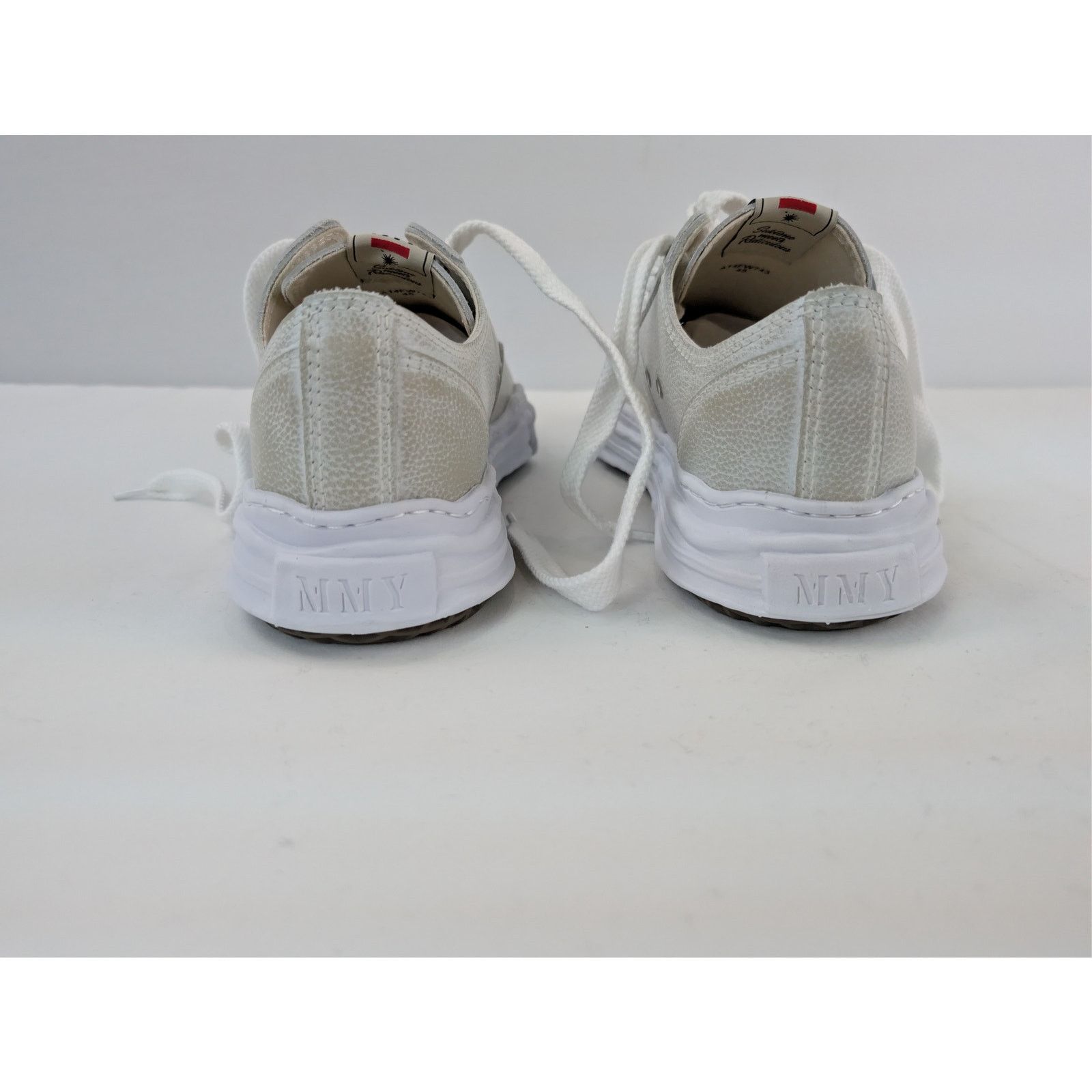 Maison MIHARA YASUHIRO o1rshd1 Hank Original Sole Brushed Sneaker in White Size US 12 / EU 45 - 11 Thumbnail