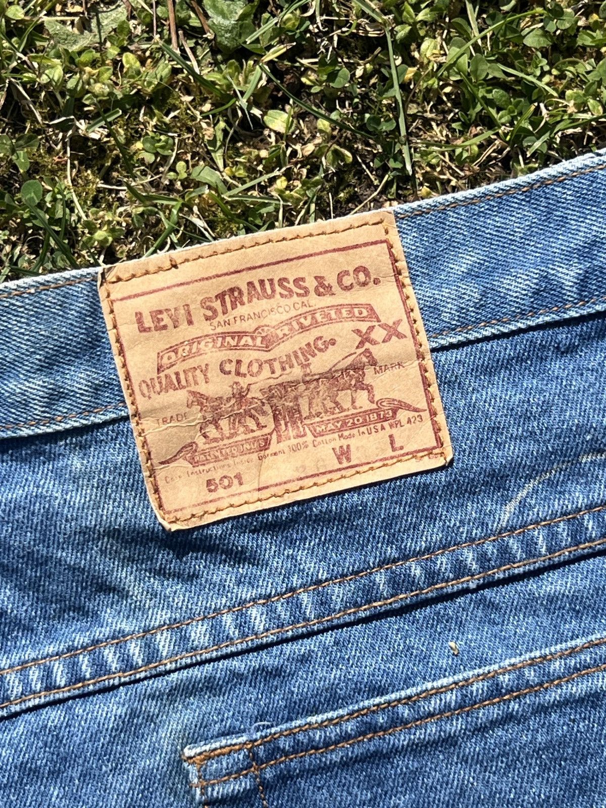 Levi's × Vintage 501 1 of 1 Designer Jorts Size US 36 / EU 52 - 2 Thumbnail