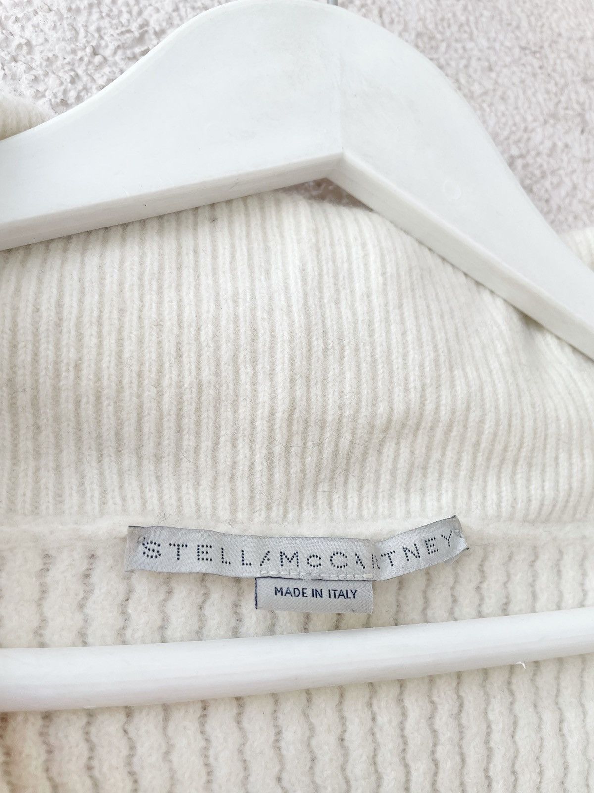Stella McCartney Stella McCartney Women White Sweater Made In Italy Size 40/L Size L / US 10 / IT 46 - 6 Thumbnail