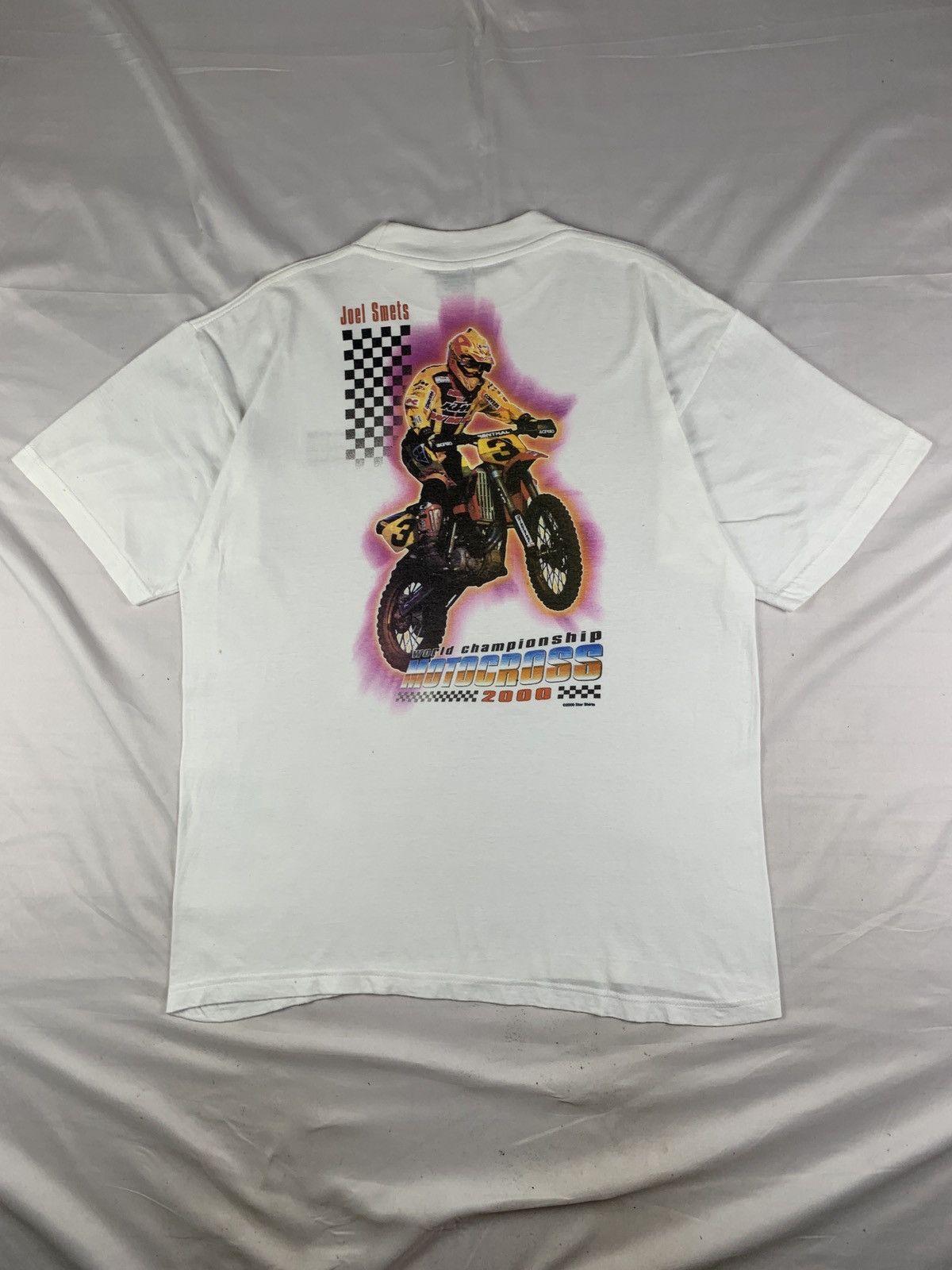 Fox Racing 2000 MOTOCROSS Championship "Joel Smets #3" Graphic Tee Size US M / EU 48-50 / 2 - 1 Thumbnail