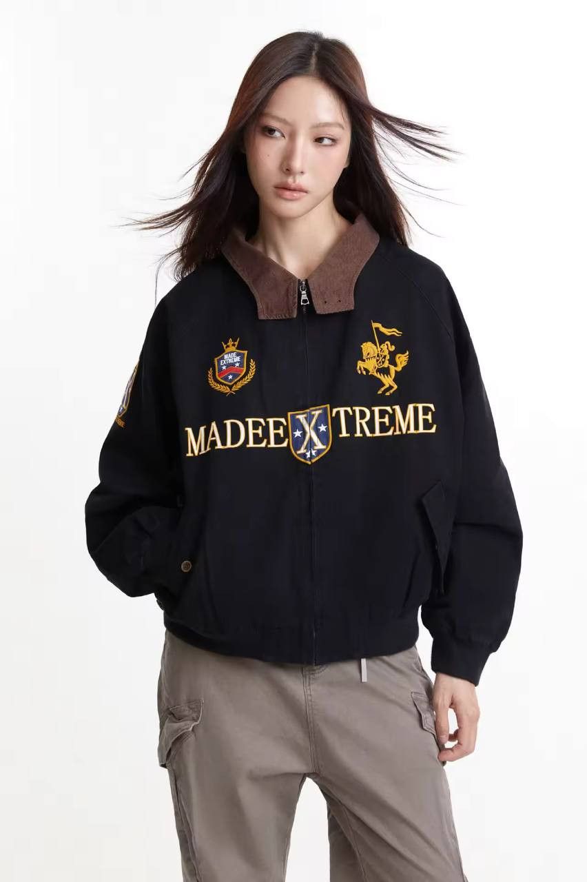 Japanese Brand × Vintage MADE EXTREME vintage retro American style bomber jacket Size US L / EU 52-54 / 3 - 4 Thumbnail