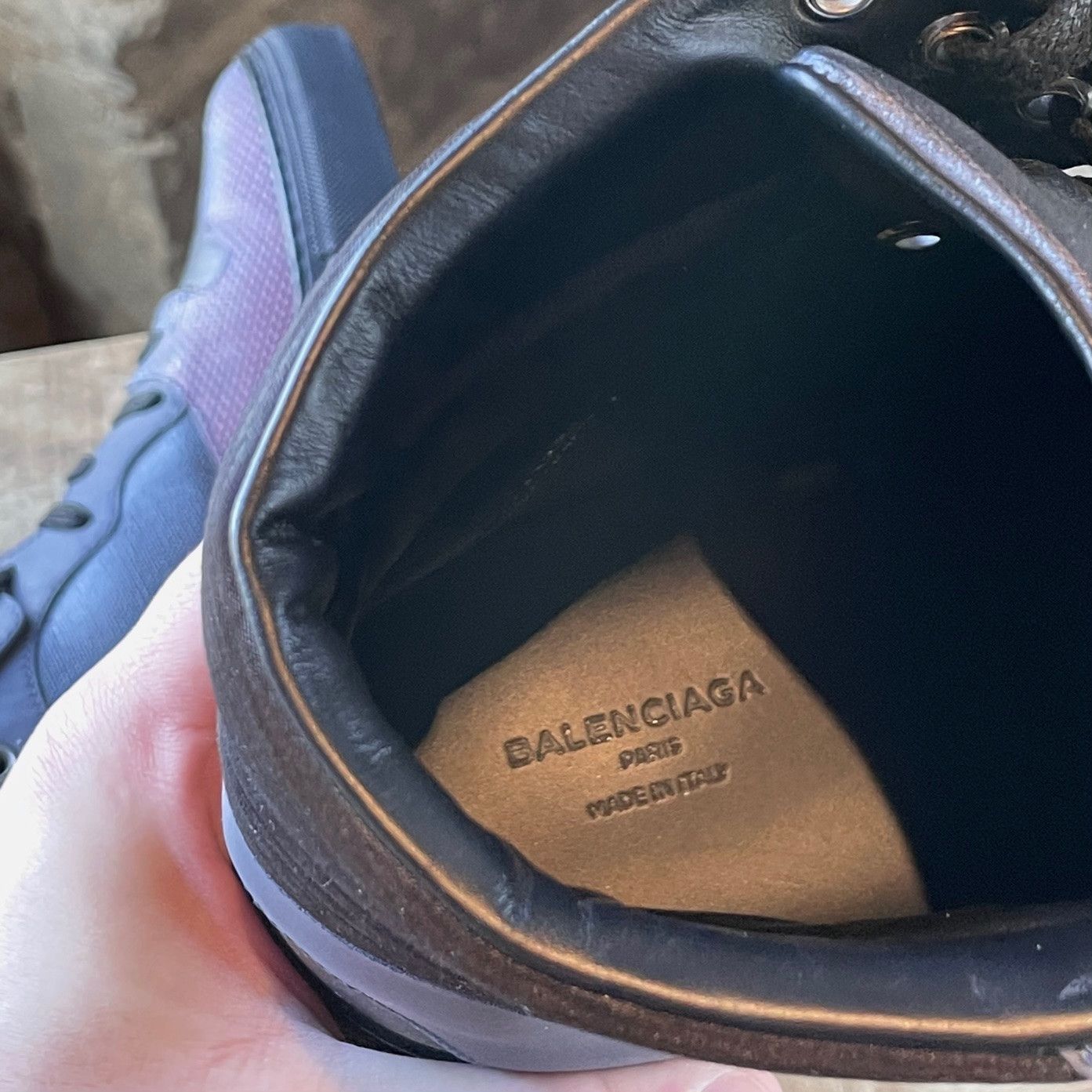 Balenciaga Balenciaga Multifabric Colourblock Coated High-Top Sneakers Size US 9 / EU 42 - 8 Thumbnail