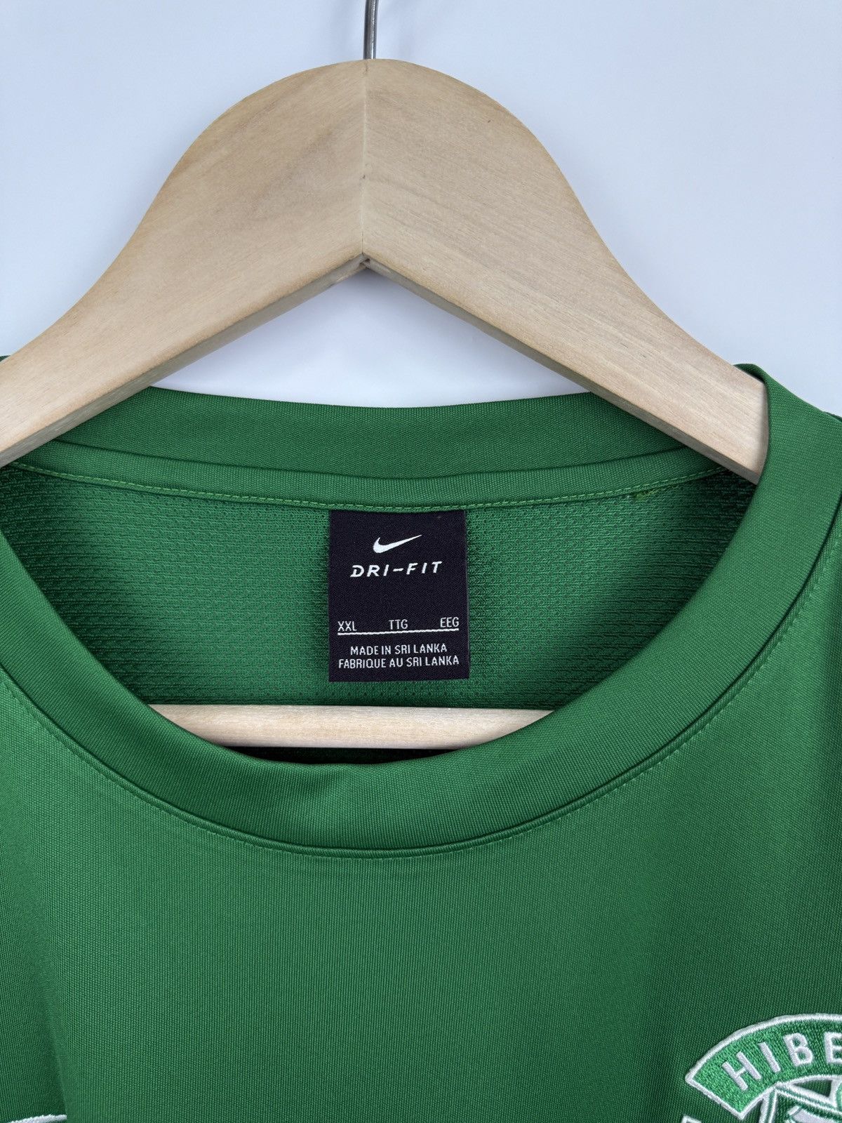 Nike 🏴󠁧󠁢󠁳󠁣󠁴󠁿 2016 Nike Hibernian Edinburg Soccer T-Shirt Retro Rare Size US XXL / EU 58 / 5 - 5 Thumbnail
