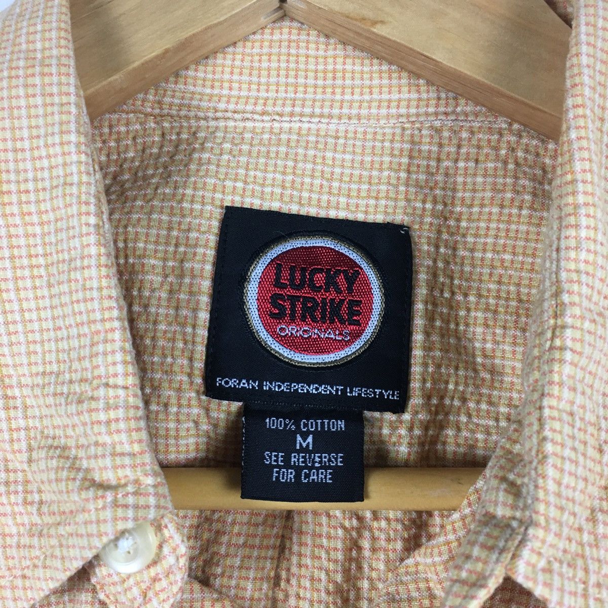 Other × Vintage Vintage Lucky Strike Three Quarter Sleeve Size US M / EU 48-50 / 2 - 7 Thumbnail