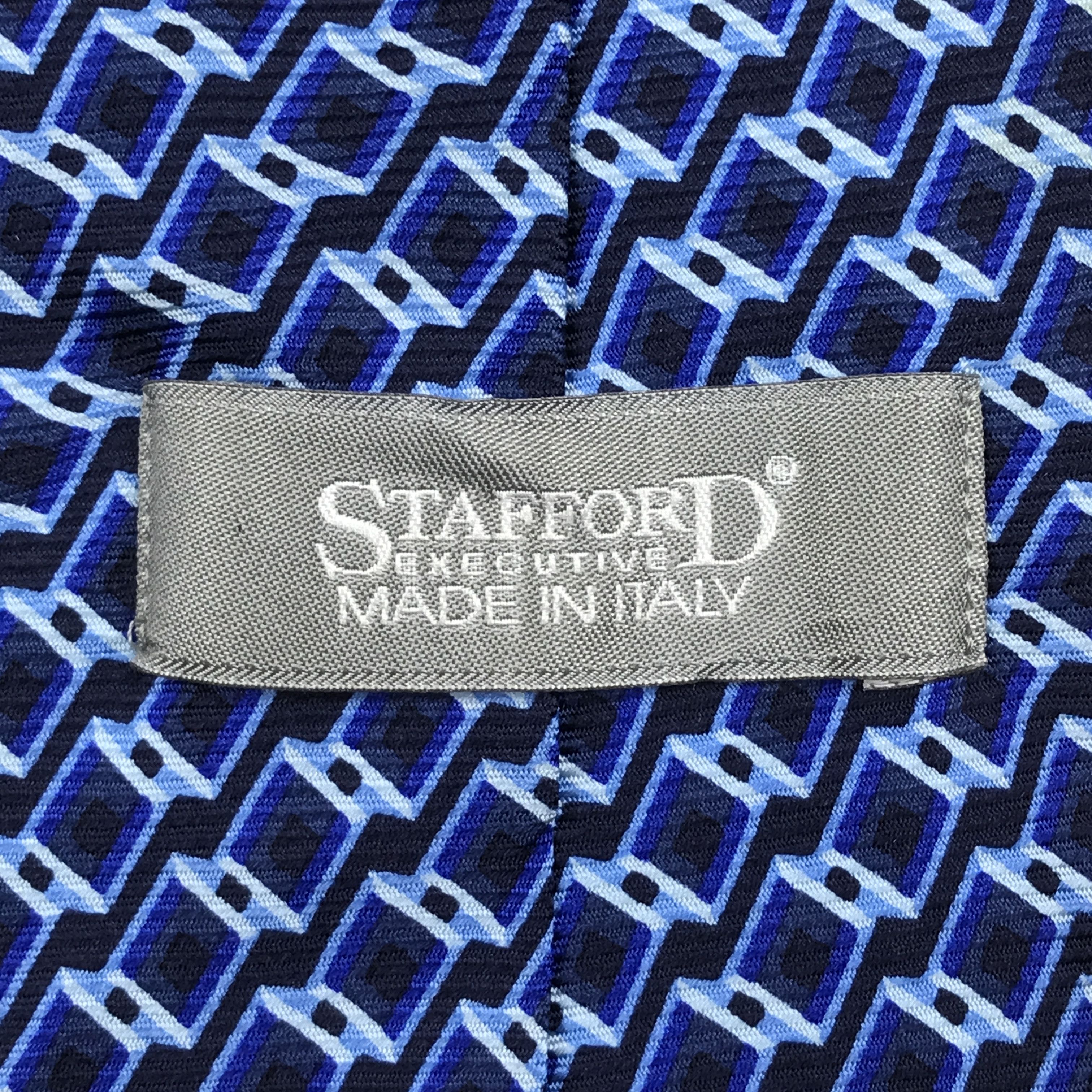 Stafford × Vintage Vintage Stafford Executive Silk Necktie Size ONE SIZE - 6 Thumbnail