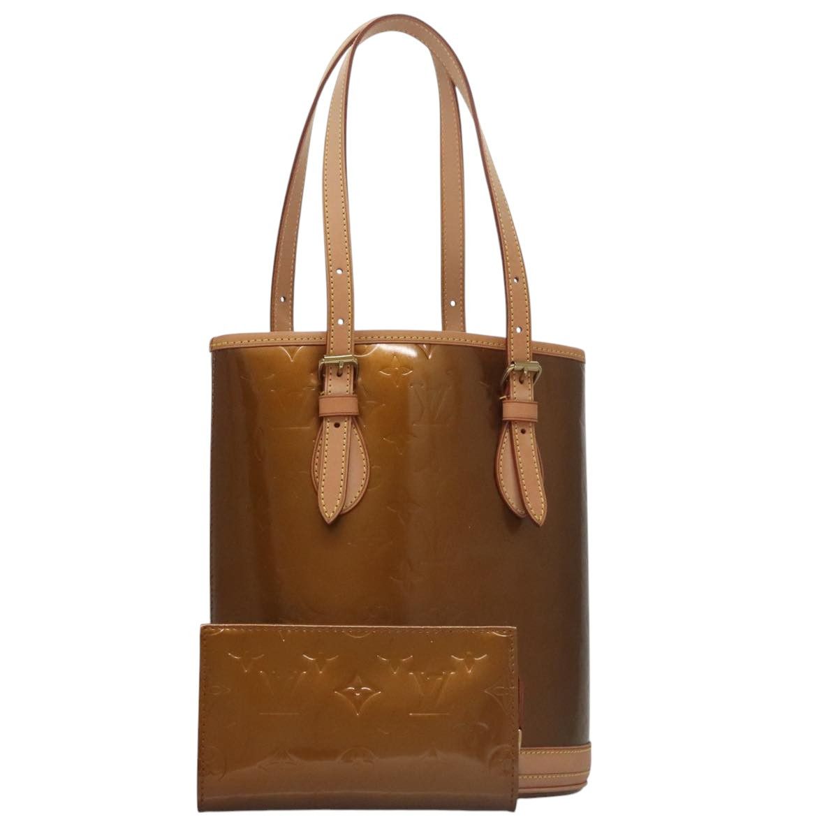 Louis Vuitton Bucket Brown Patent Leather Shoulder Bag (Pre-Owned) Size ONE SIZE - 1 Thumbnail