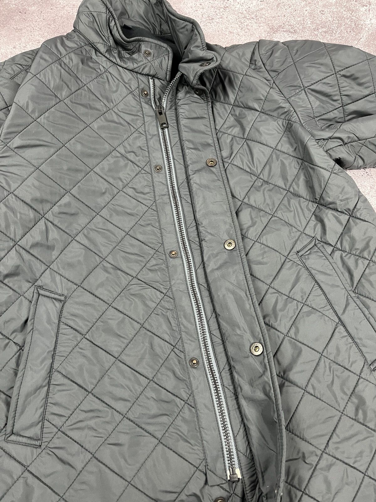 Burberry × Vintage Vintage🔥Burberry London Quilted Jacket Size US L / EU 52-54 / 3 - 8 Thumbnail