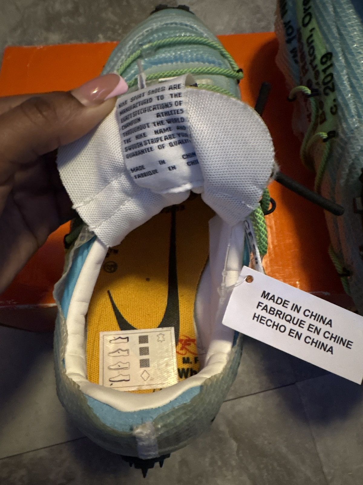 Off-White NIKE X OFF-WHITE WAFFLE RACER Size US 10.5 / EU 43-44 - 6 Thumbnail