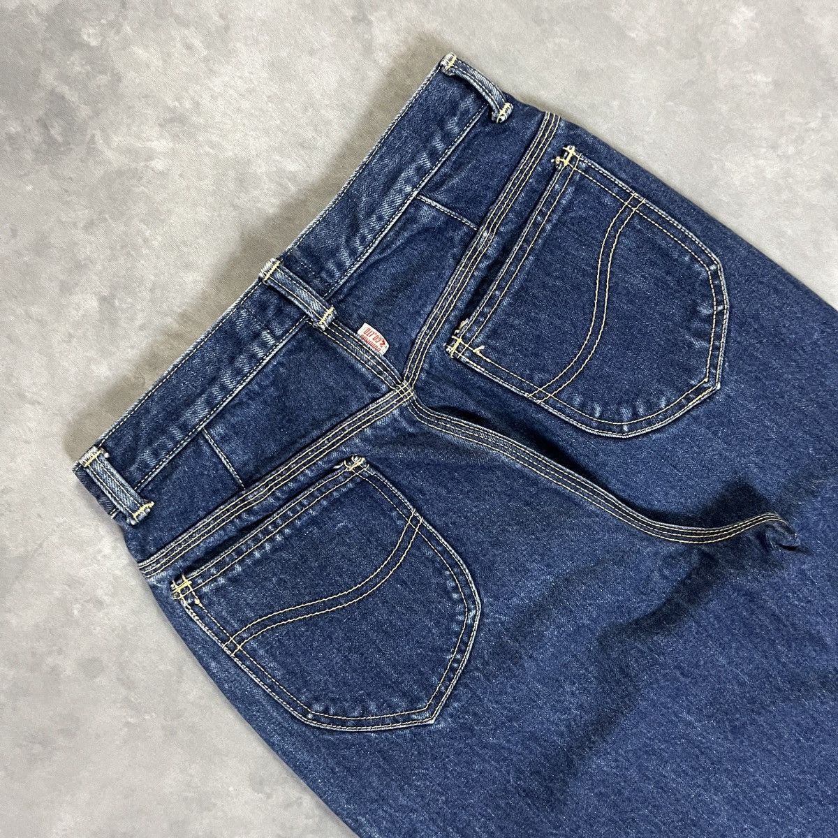 Japanese Brand 2000s D.M.G Japan High Waist Straight Jeans Clean / Baggy Size US 26 / EU 42 - 7 Thumbnail