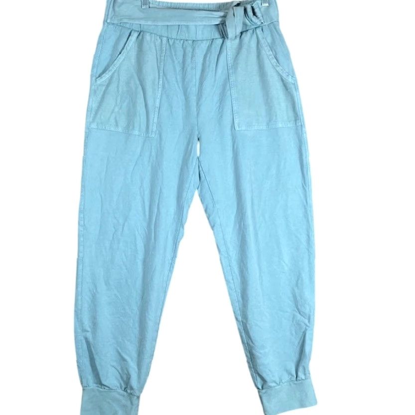 Anthropologie Anthropologie Saturday Sunday Womens Pants Blue Belted Tie Waist Joggers M Size 24" / US 00 / IT 34 - 2 Thumbnail